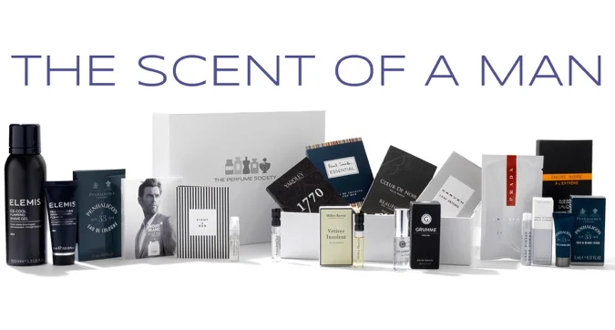 The Perfume Society's The Scent of a Man Discovery Box