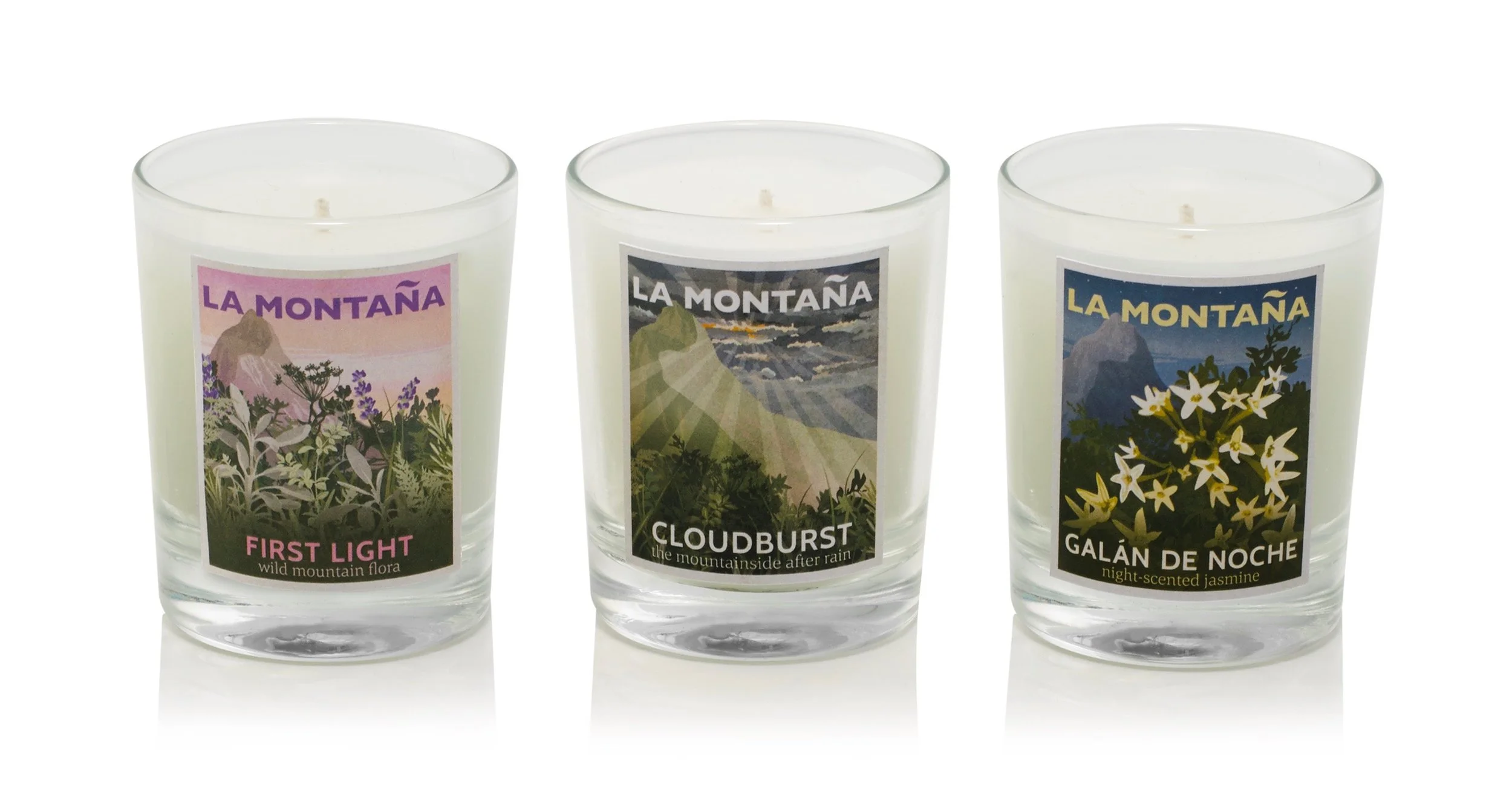 La Montaña Cloudburst candle