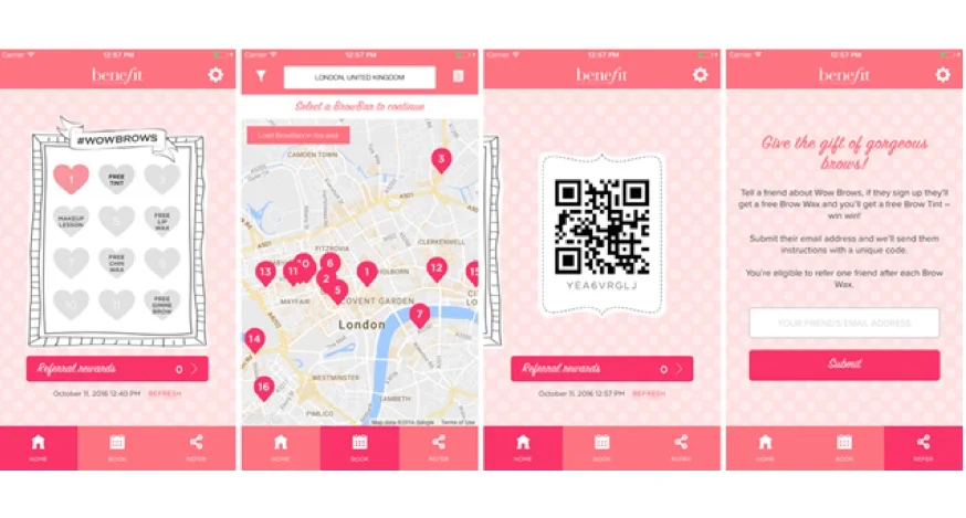 Get groomed with Benefit's Wow Brows 'beauty benefits' app