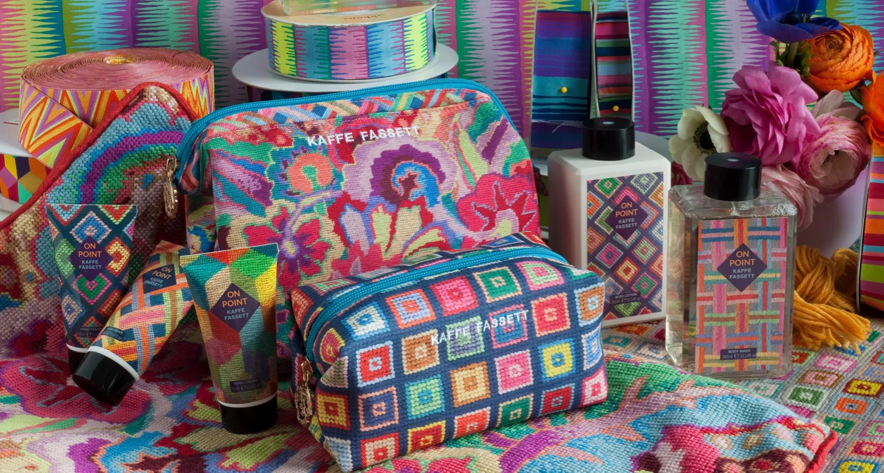 Kaffe Fassett On Point Cosmetic Bag