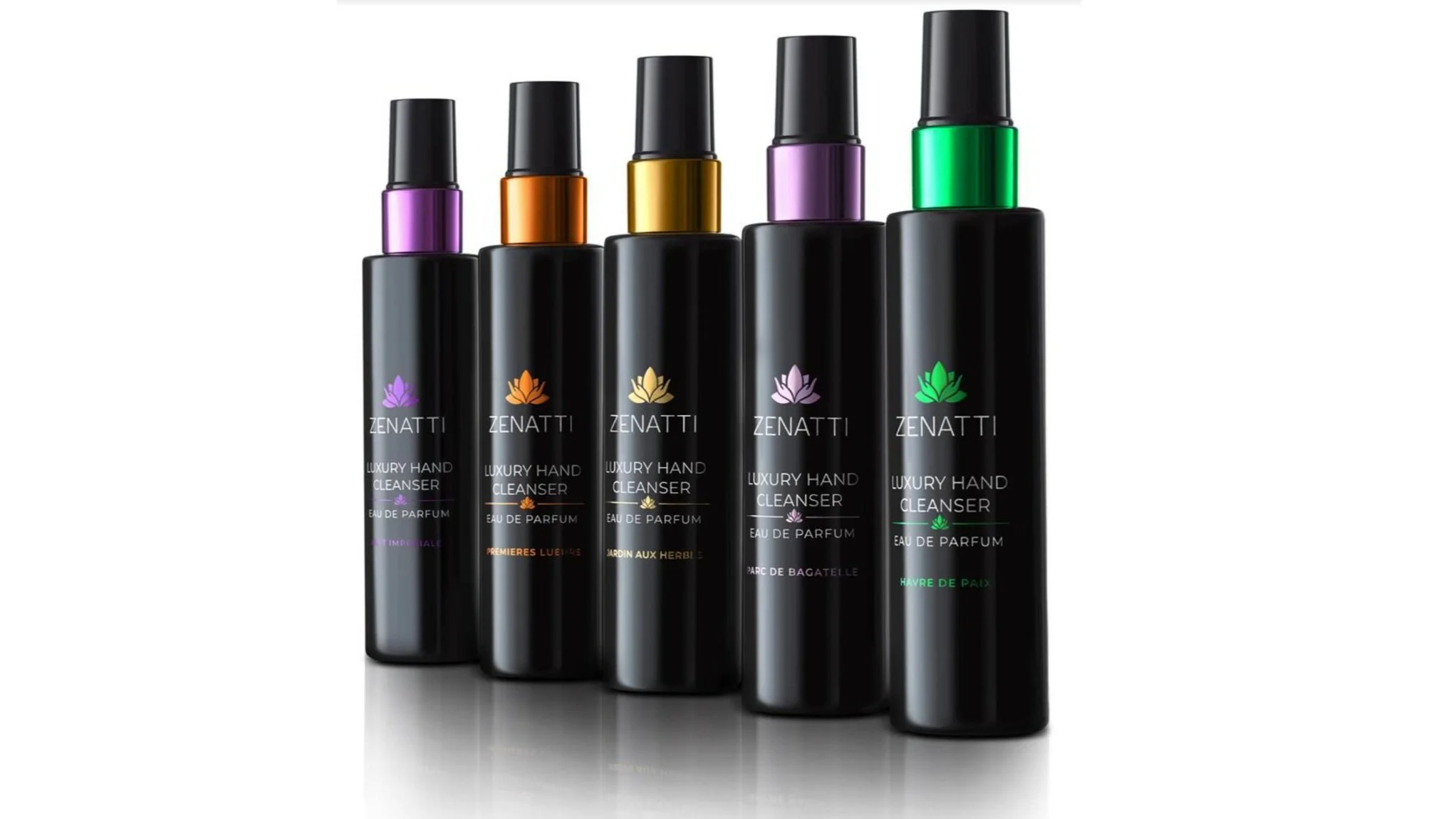 Zenatti Hand Sanitisers ‘fragrance wardrobe’