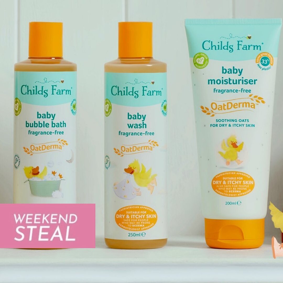 Beauty Bible Weekend Steal: @childsfarm Oat Derma range 💛

We couldn&rsquo;t showcase a &lsquo;Female Founders Month&rsquo; on BeautyBible.com without bigging up Joanna Jensen, founder of Childs Farm, which we&rsquo;ve watched grow from essentially 