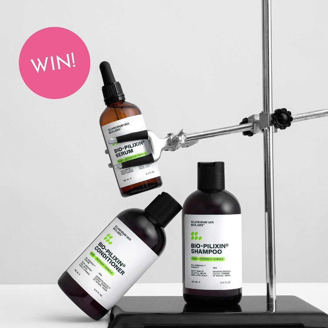 Win @scandinavianbiolabsco scalp and hair health-boosters, worth &pound;96 👩&zwj;🦰🤍

✨ We&rsquo;ve 10 sets of this exciting Scandi haircare collection&rsquo;s Hair Activation Routines to give away, to enhance the health of hair (and stop it sheddi