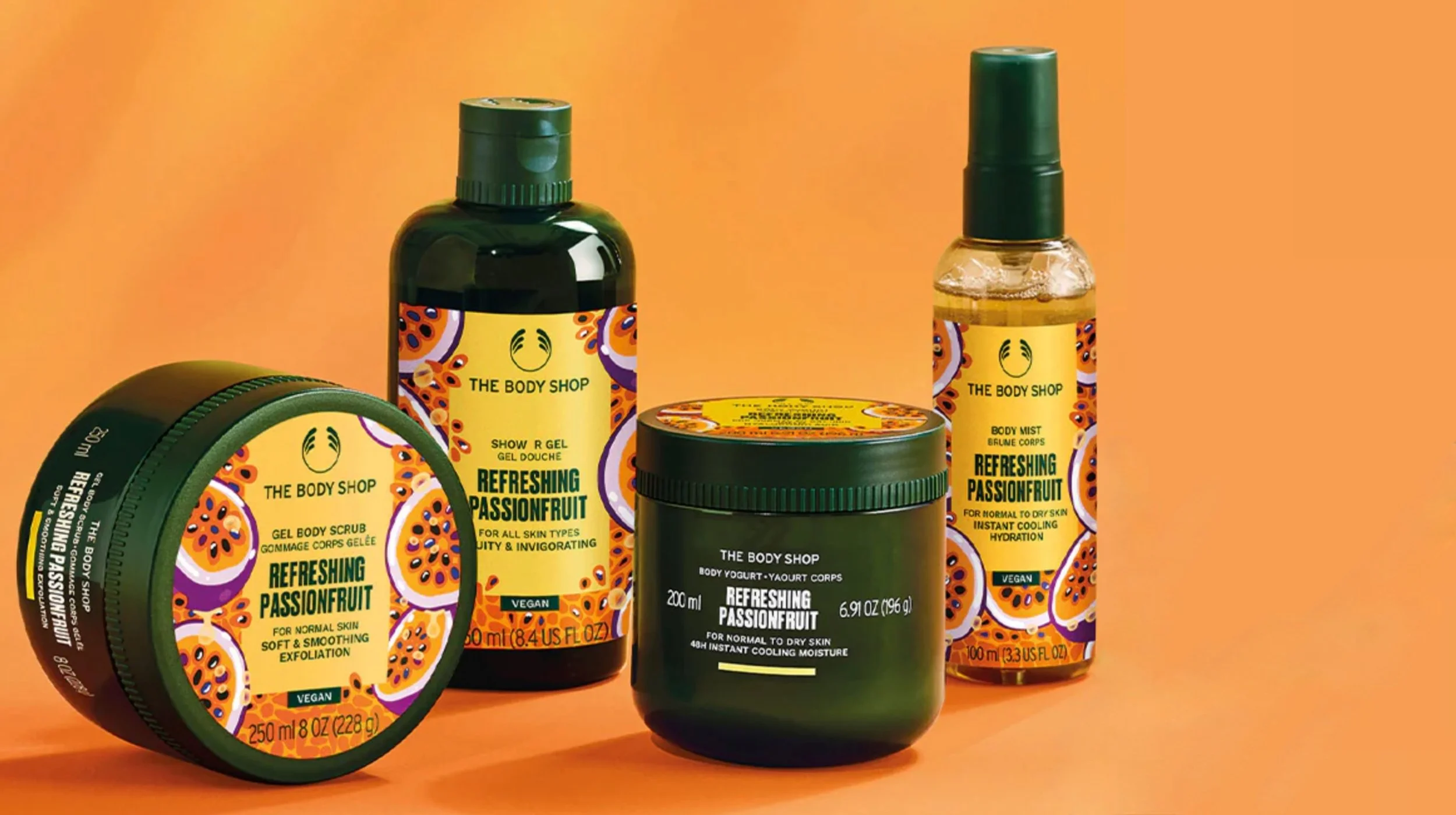 Beauty Bible Weekend Steal: The Body Shop Refreshing Passionfruit bodycare range