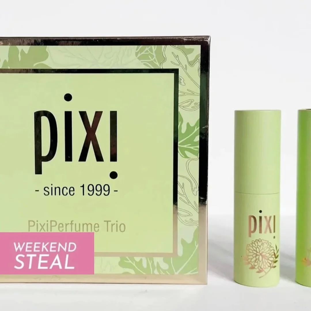 @pixibeauty has just launched a new perfume trio, and it&rsquo;s a seriously good one. Three chic little 15ml atomisers (yes, handbag perfect) for just &pound;30. Individually they&rsquo;re &pound;15 each, but honestly, they smell like something ten 