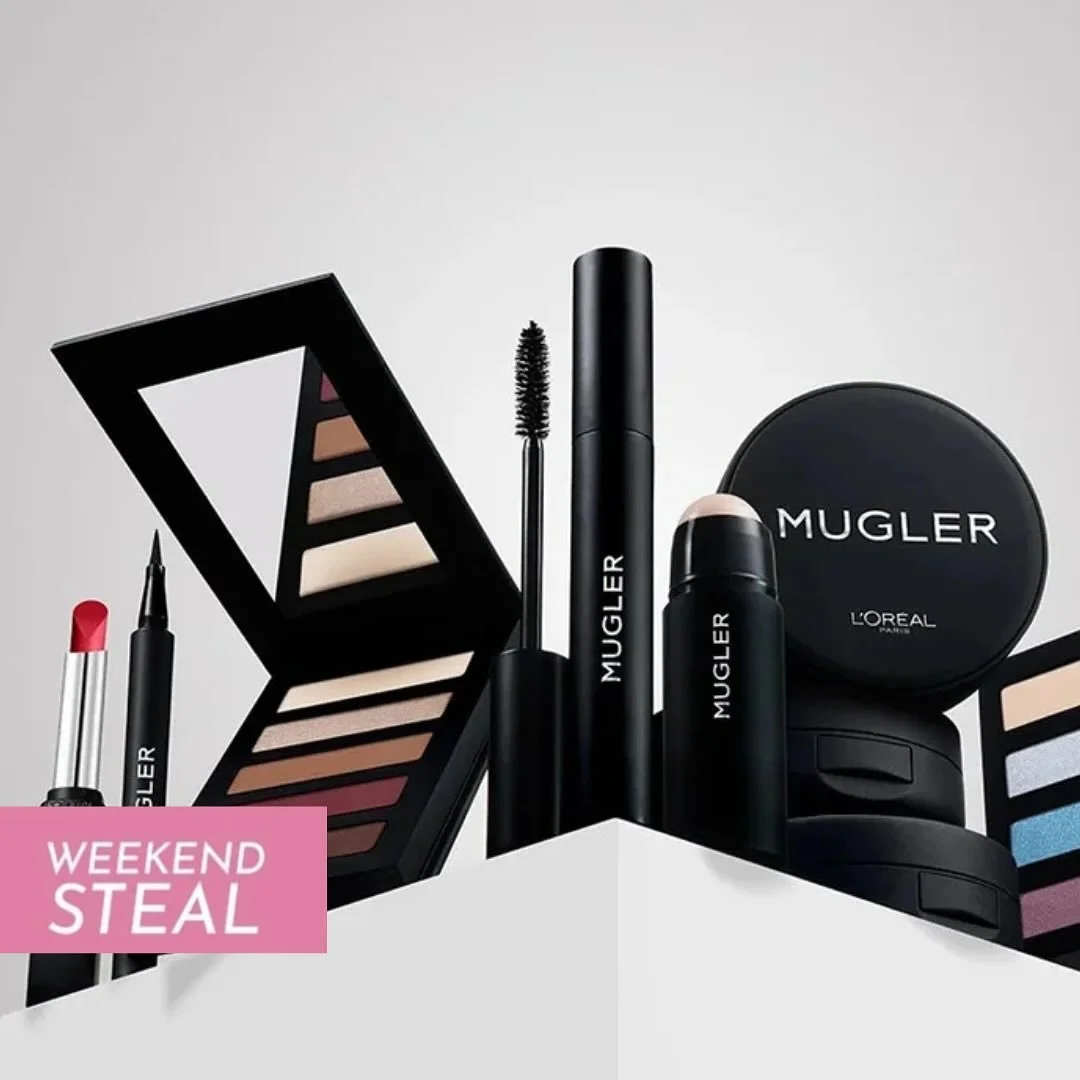 Beauty Bible Weekend Steal: @lorealparis x @muglerofficial 💕

Well, this is an interesting and clever (limited edition) collab &ndash; and colour us impressed. It&rsquo;s not the strangest of partnerships, since Mugler&rsquo;s beauty and fragrance a