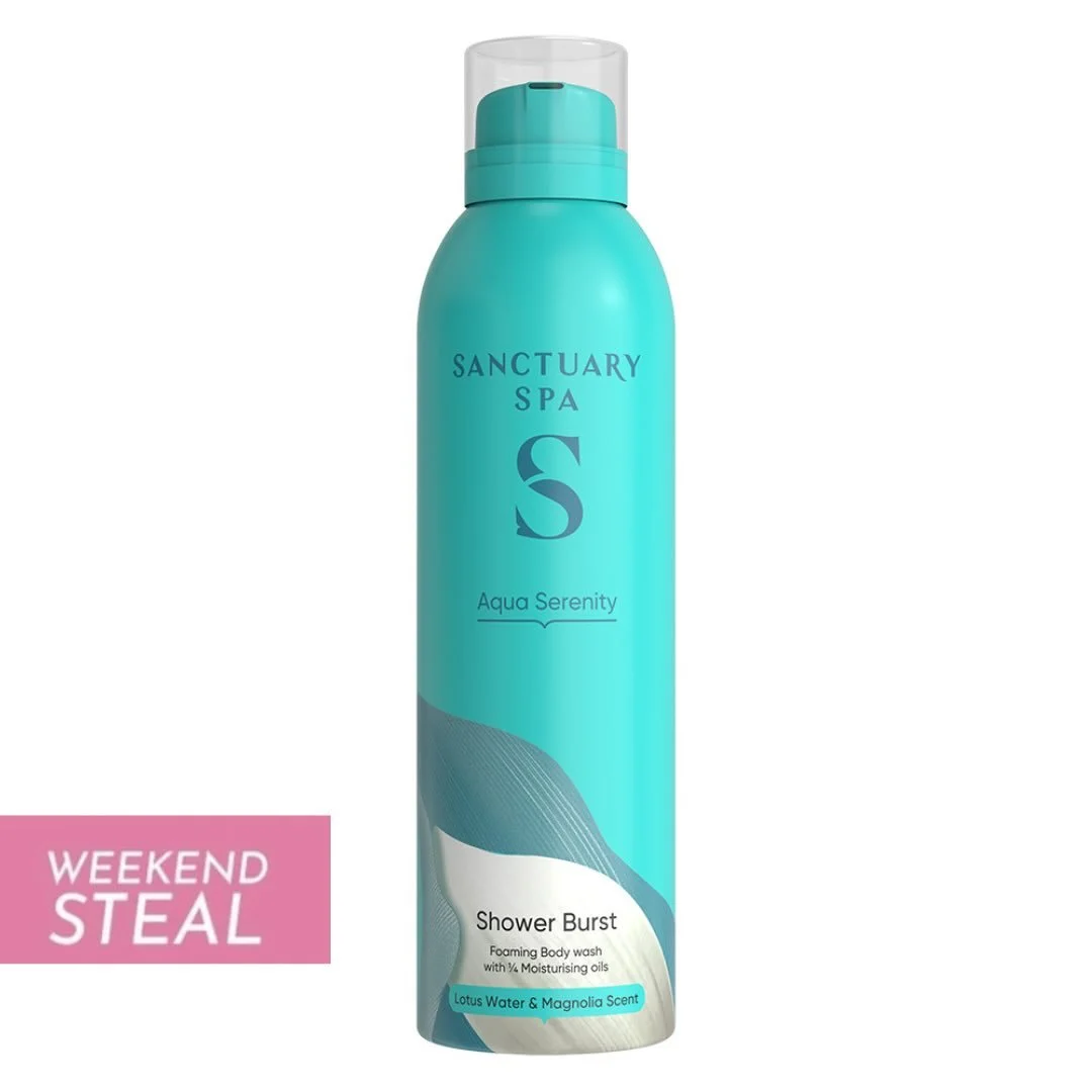 Beauty Bible Weekend Steal: @sanctuaryspa Aqua Serenity Shower Burst 🧼💙

A shower product that doesn&rsquo;t strip skin? Absolutely. And hurrah for that.

Not only does Sanctuary Spa Aqua Serenity Shower Burst smell pretty-pretty-pretty, with an al