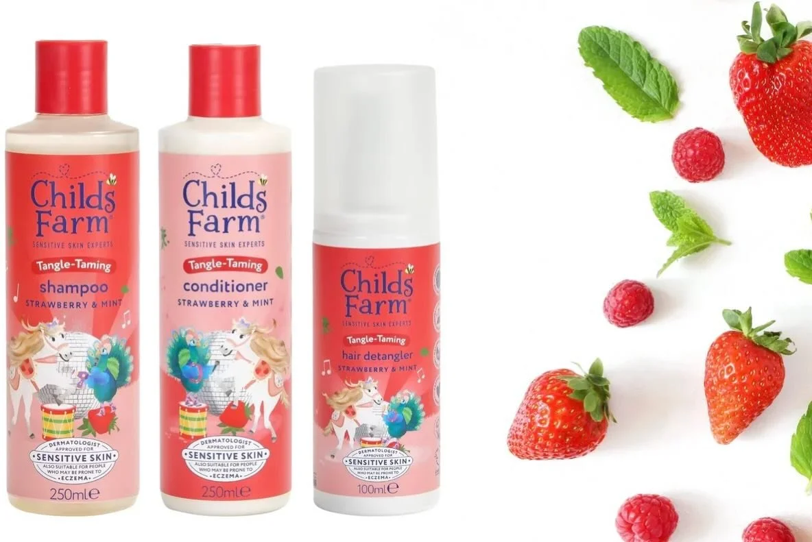 Beauty Steal: @childsfarm Strawberry &amp; Mint range ✨

This has been a huge hit with some special small people in our life, infused with a luscious and not-too-sweet strawberry scent that makes shampooing and conditioning a real pleasure. (They&rsq