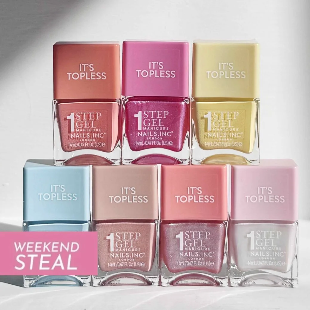Beauty Bible Weekend Steal: @nailsinc It&rsquo;s Topless (new spring shades) 💅

After Jo&rsquo;s Japanese Manicure at @swanky_london (read review on the Beauty Bible website) she&rsquo;s enjoyed impressively strong, flake-proof nails &ndash; which a
