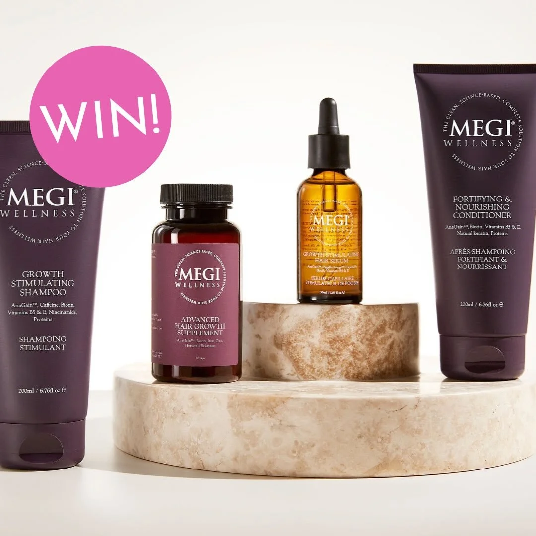 🌟 WIN @megiwellness Ultimate Hair Regenerating Set, for fuller, stronger hair (worth &pound;119 each) 

We get to try a lot of hair products in the line of duty. But now, we&rsquo;re sneaking Megi Wellness&rsquo;s into our usual hairdresser, for use