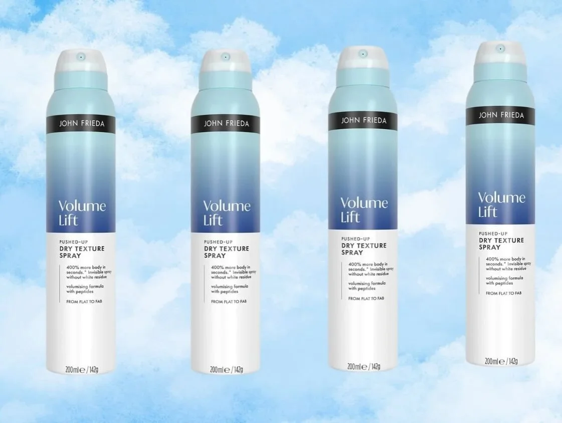 Beauty Steal: @johnfriedauk Root Lift Dry Texture Spray 💙🦋

Once upon a time, John Frieda had a great product called Funky Chunky. It created a great, textured look that many of us still love (and which has always been a bit of a signature hair loo