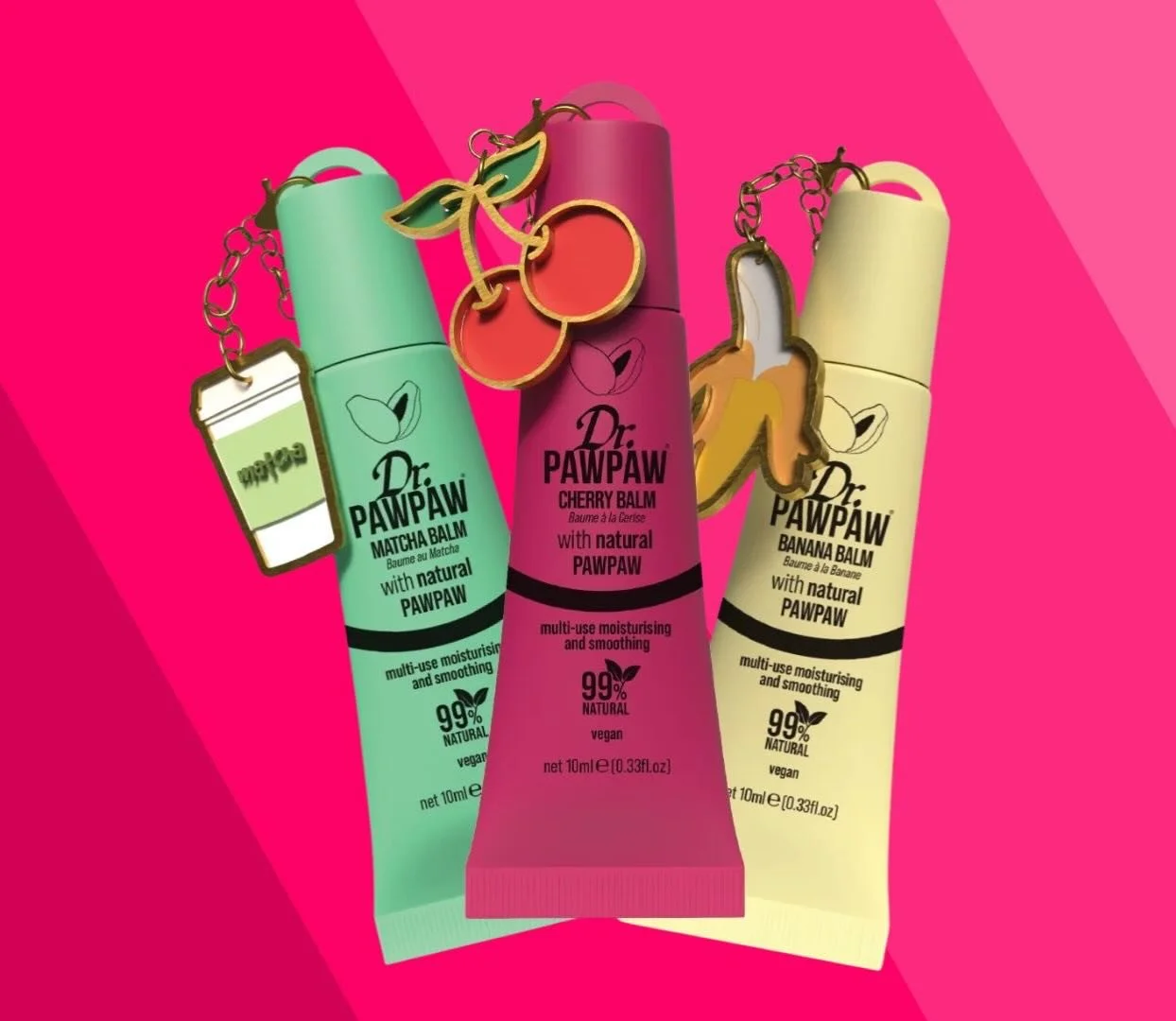 Beauty Steal: @dr.pawpaw Charm Balms 💖

We know we write about Dr.PAWPAW a lot, but they tick so many of our boxes &ndash; affordable, creative, effective, FUN. 

And oh, Dr.PAWPAW Charm Balms are so fun &ndash; and practical, too. These so-cute bal