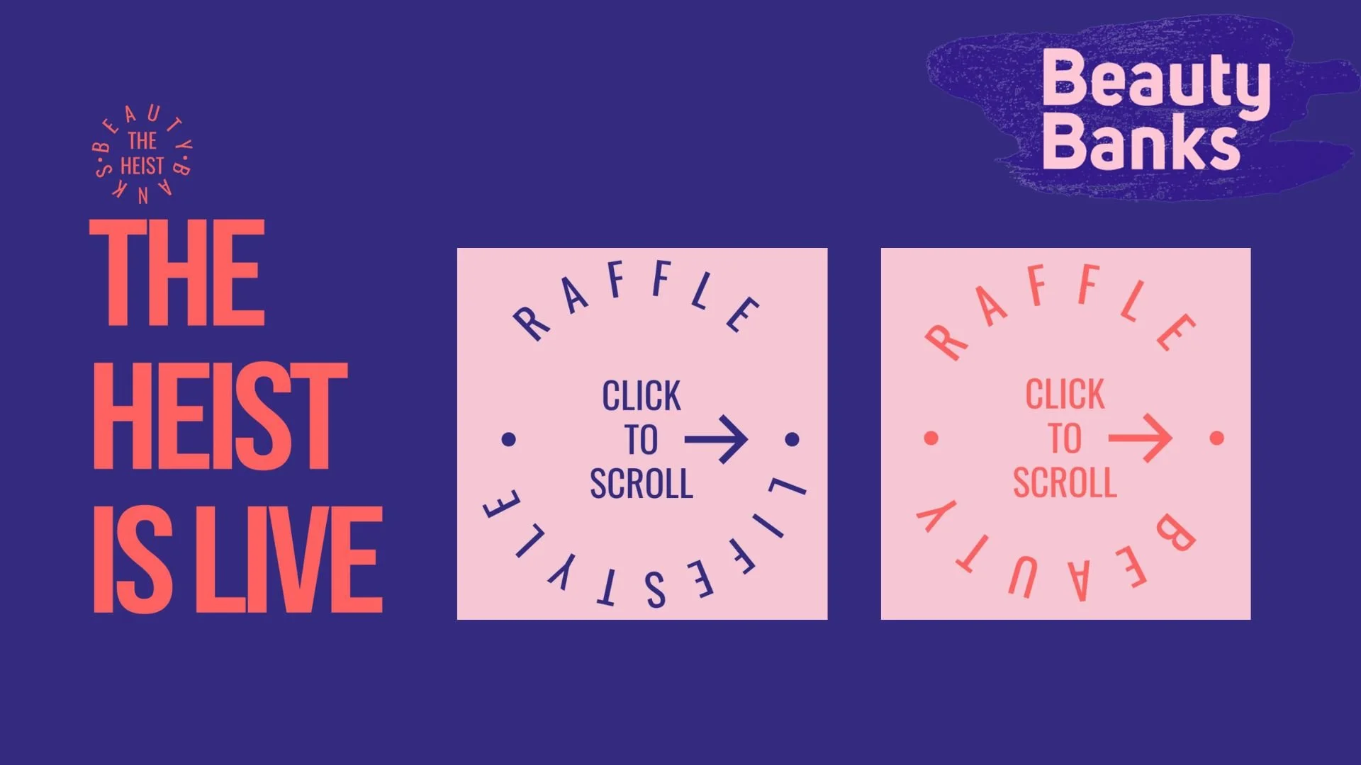 Beauty Banks' The Heist is LIVE – with amazing beauty prizes to bid for (or to win)
