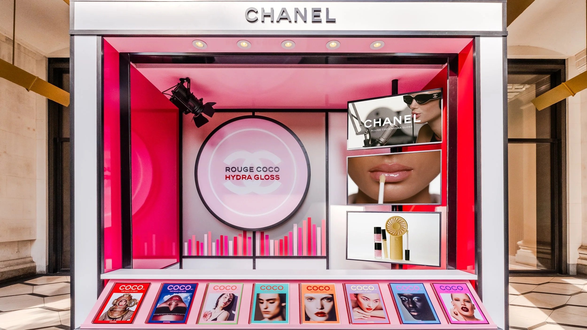 A glossy CHANEL pop-up at Selfridges