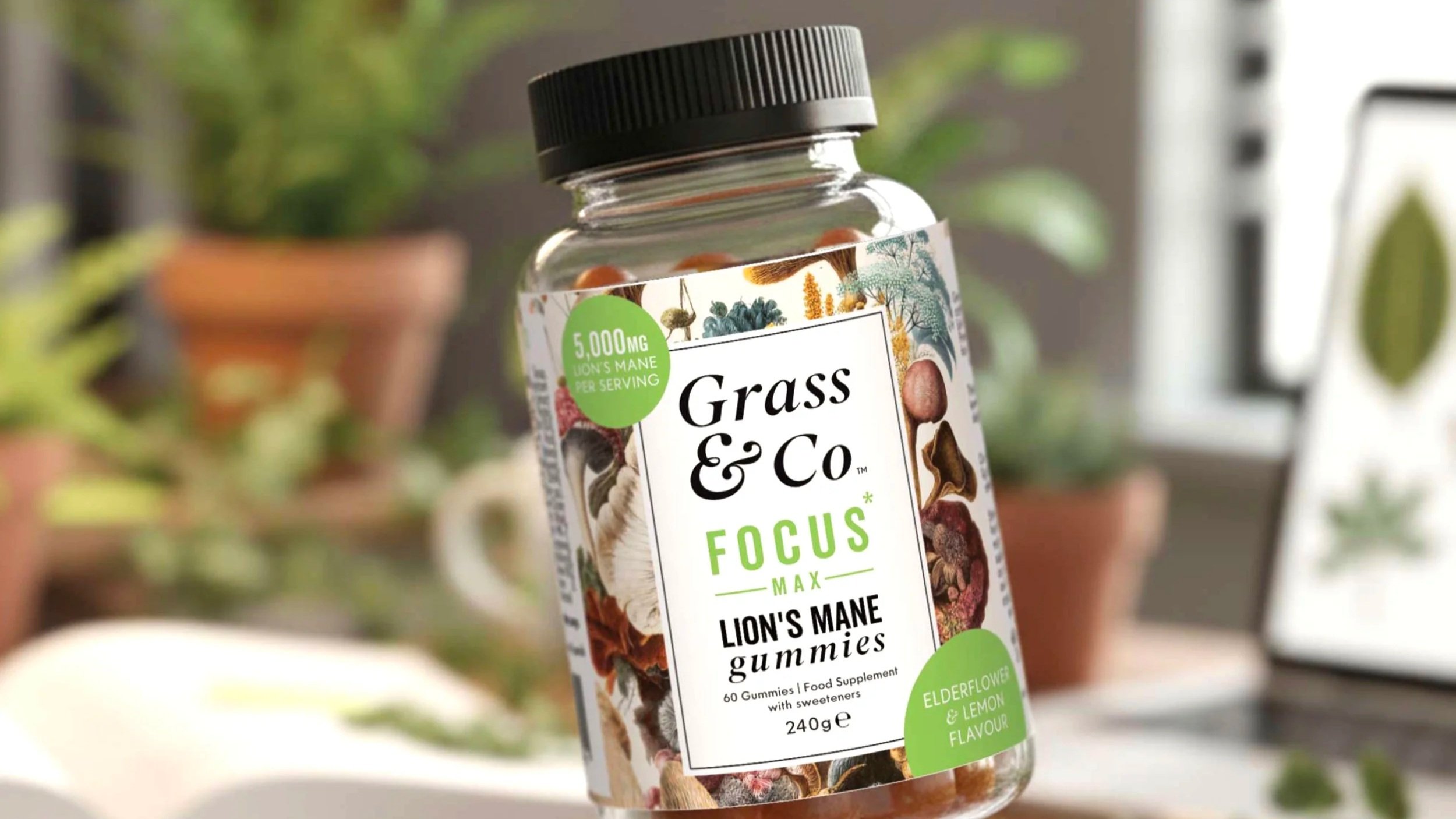 Beauty Bible Loves... Grass &amp; Co. Focus Max Lion's Mane Gummies
