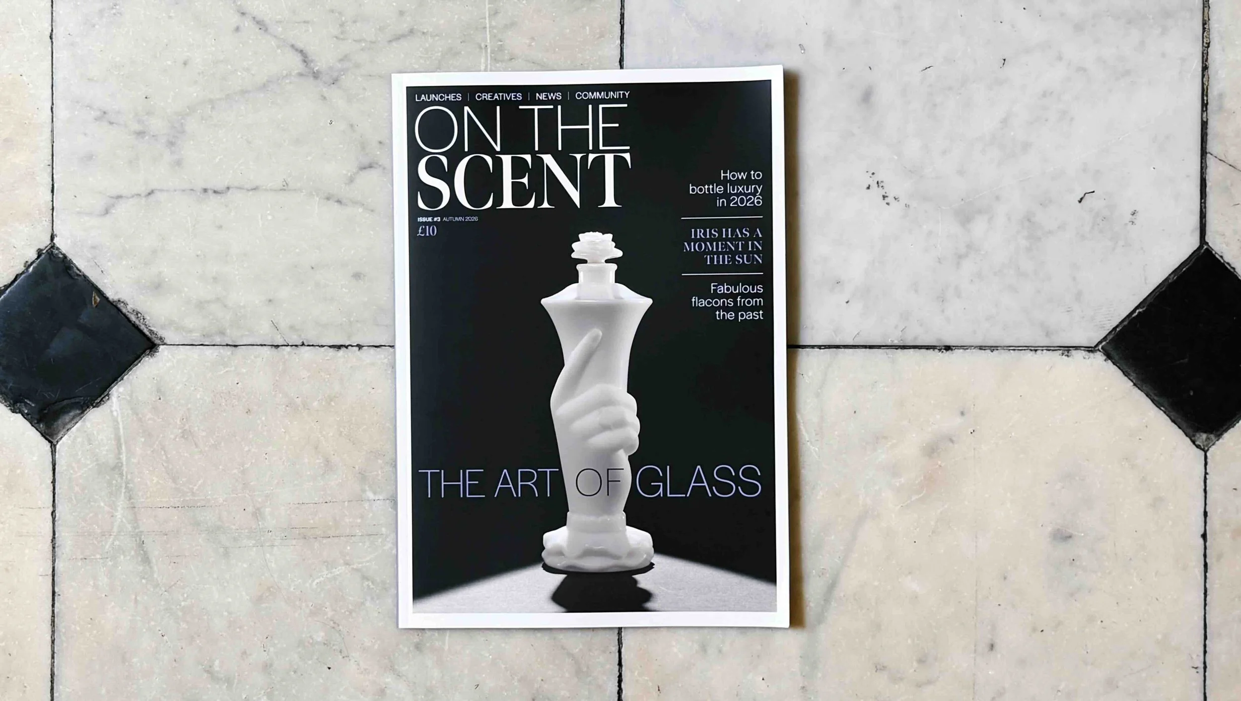 Jo’s Scent News: ‘On The Scent’ magazine Issue #3 'The Art of Glass'