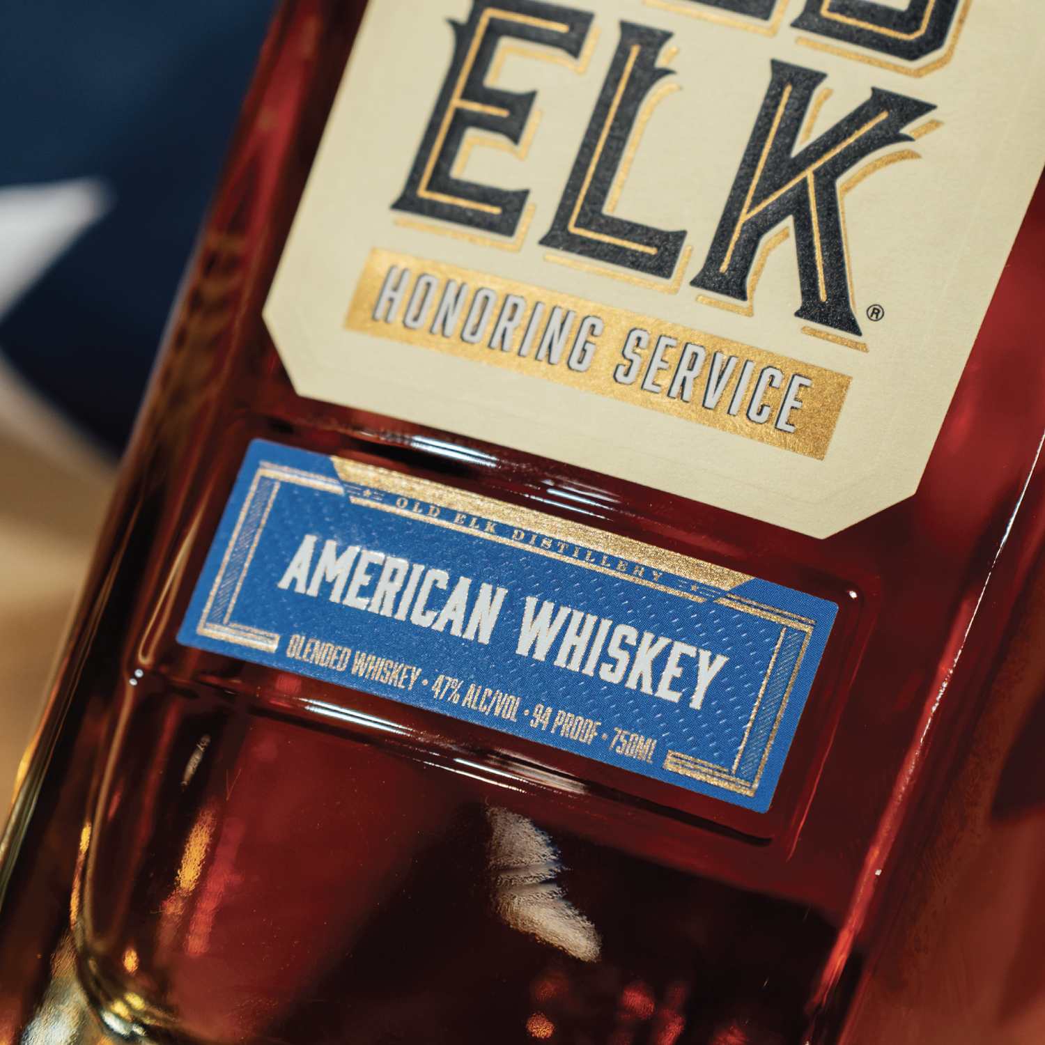 Old Elk Folds of Honor American Whiskey