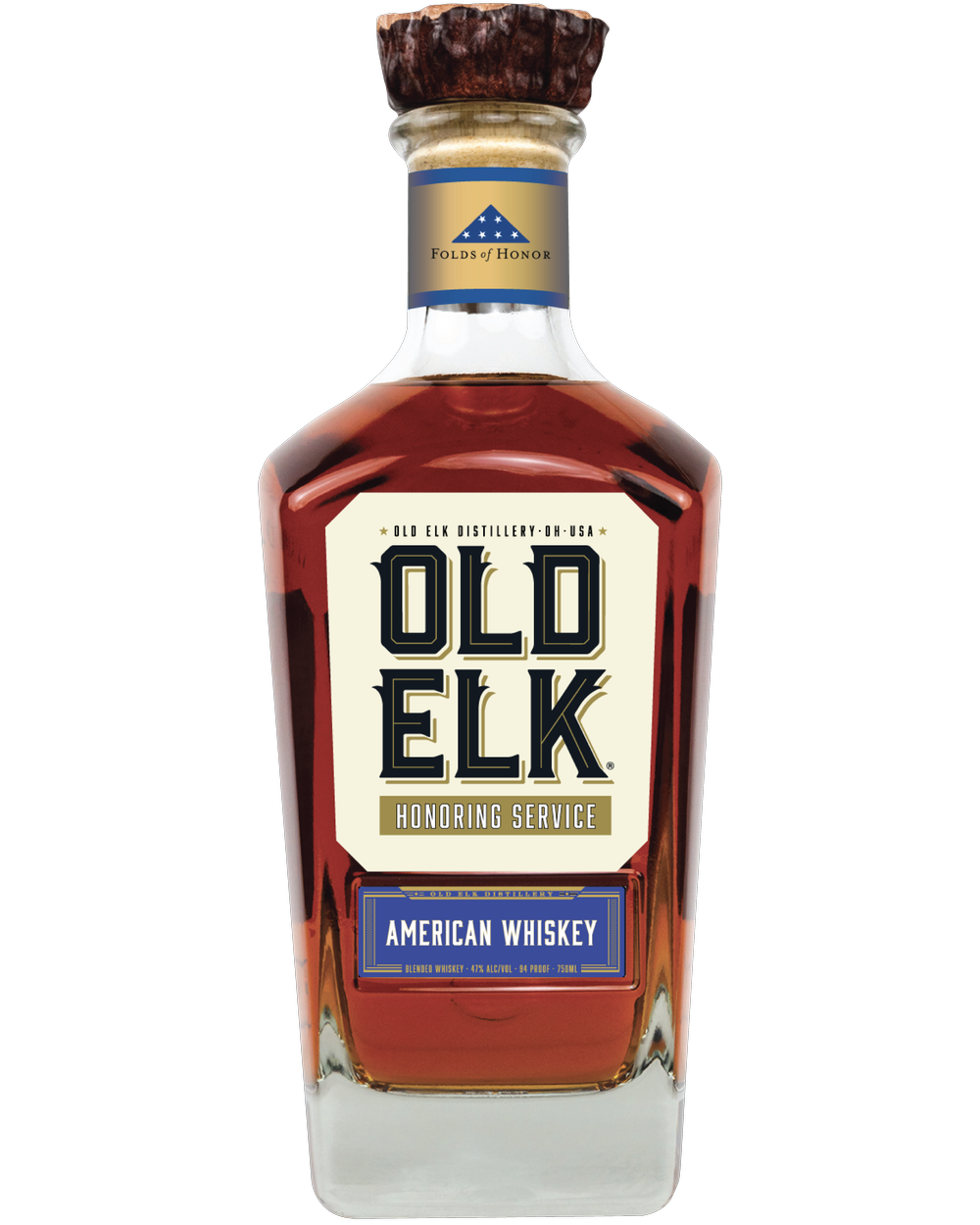 Old Elk Folds of Honor American Whiskey