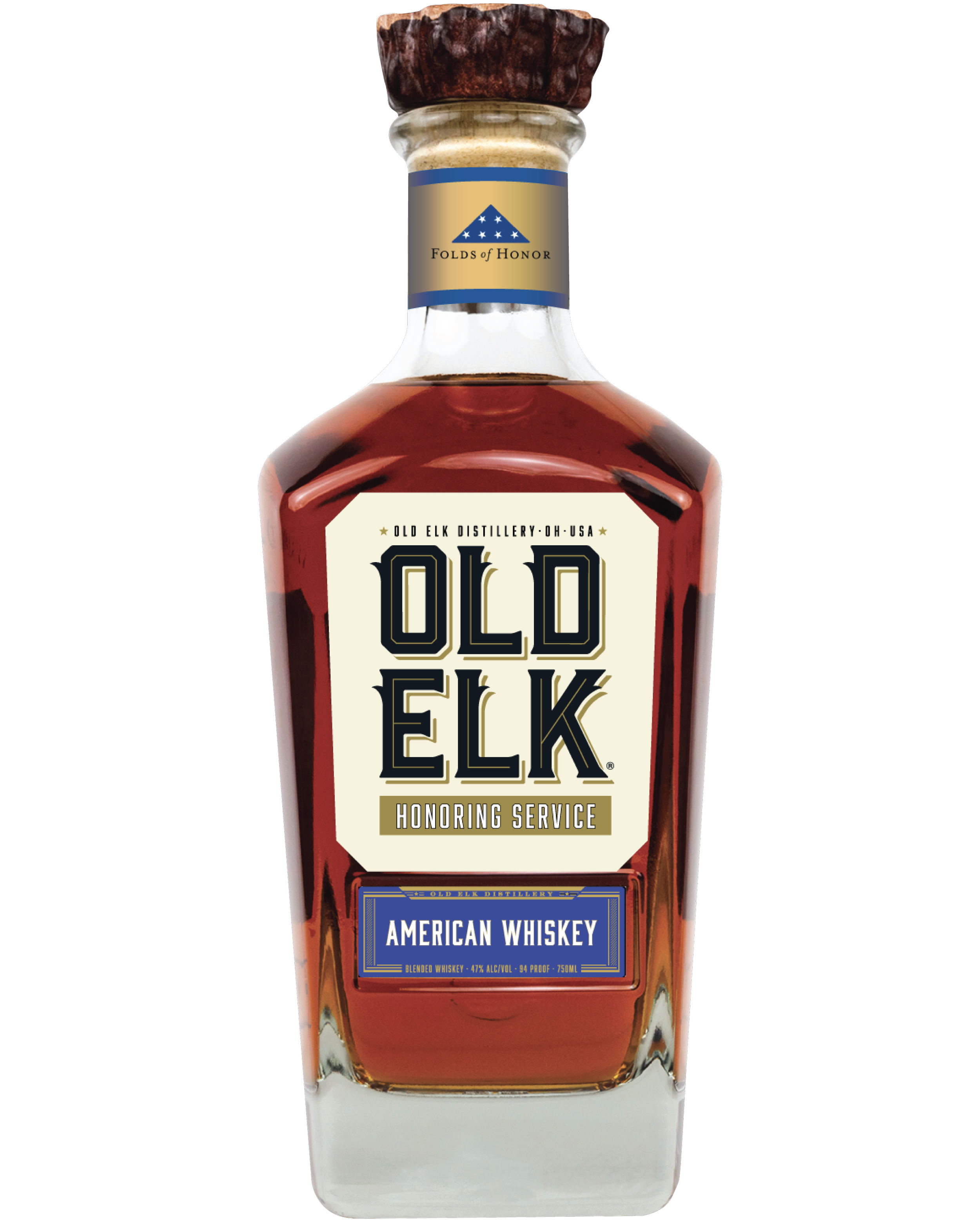 Old Elk Folds of Honor American Whiskey