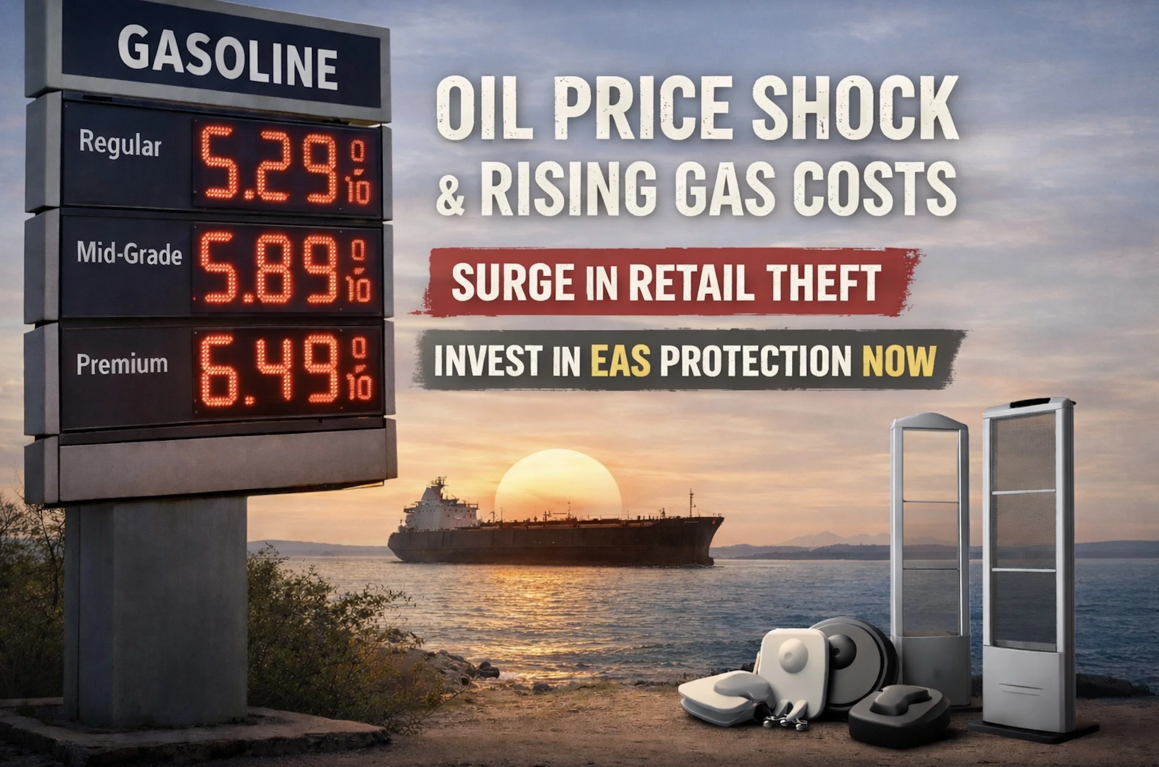 Oil Shock, Consumer Stress, and Retail Theft: Why Now Is the Time to Invest in EAS Systems and Tags