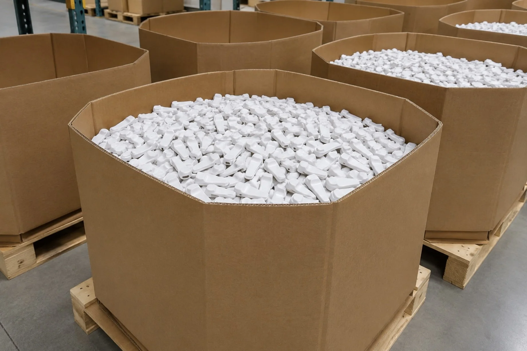 Bins of wholesale security tags