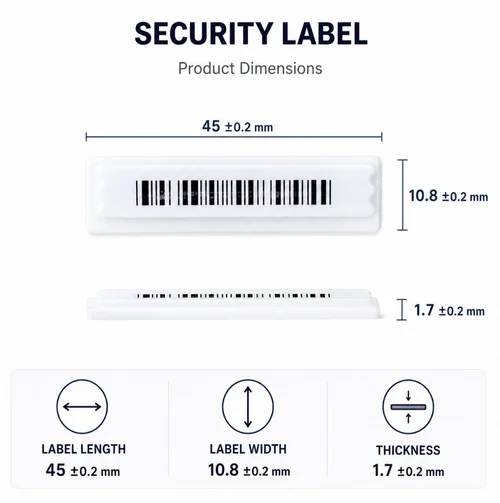 Ultrastrip III DR Label, ZLDRS2 Barcode, Sensormatic