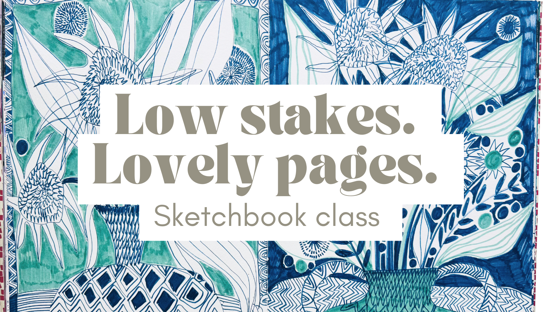 Playful sketchbook class