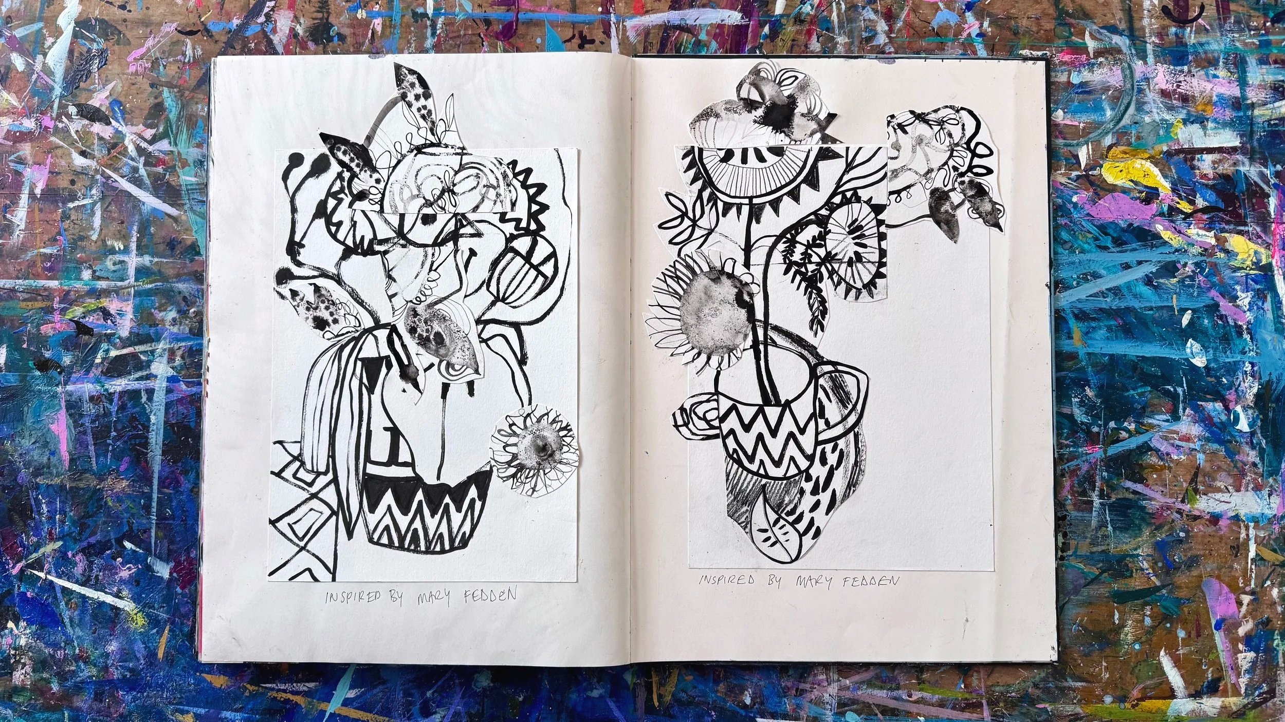 The space between creative ideas