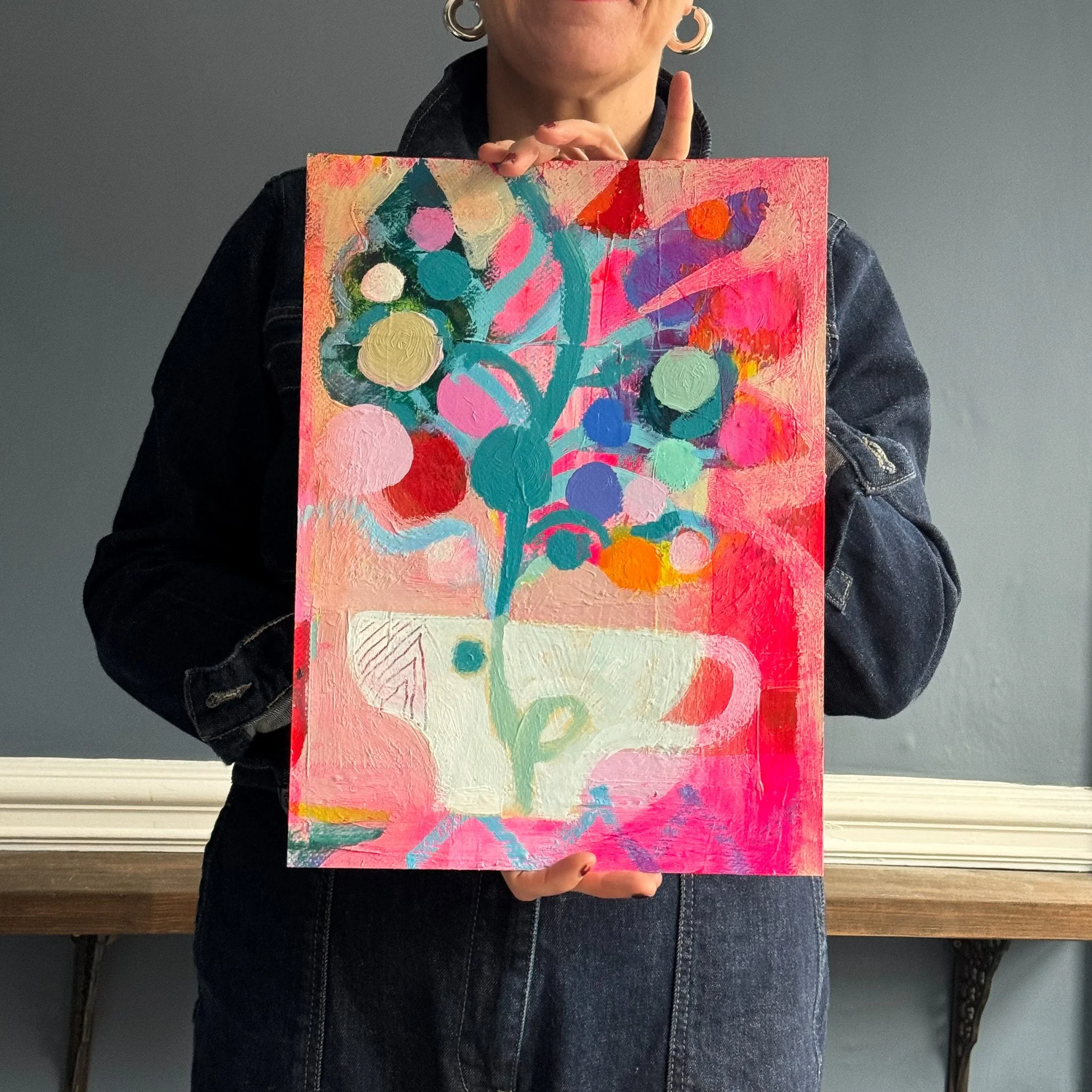 Original painting.  Vessels of Colour series: No 1