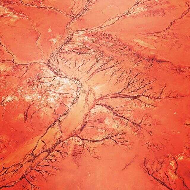 The majesty of Mama Earth's markings from on high is a sight to see. Hello #uluru 💗.
.
.
Utterly obsessed with the colours and textures of Northern Territory.  It's been a long time coming but it's a beautiful thing being back in the Outback.  Prepa