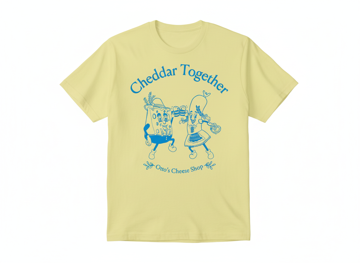 Firefly_Gemini Flash_Put this design on a light yellow shirt full view white background 738822.png