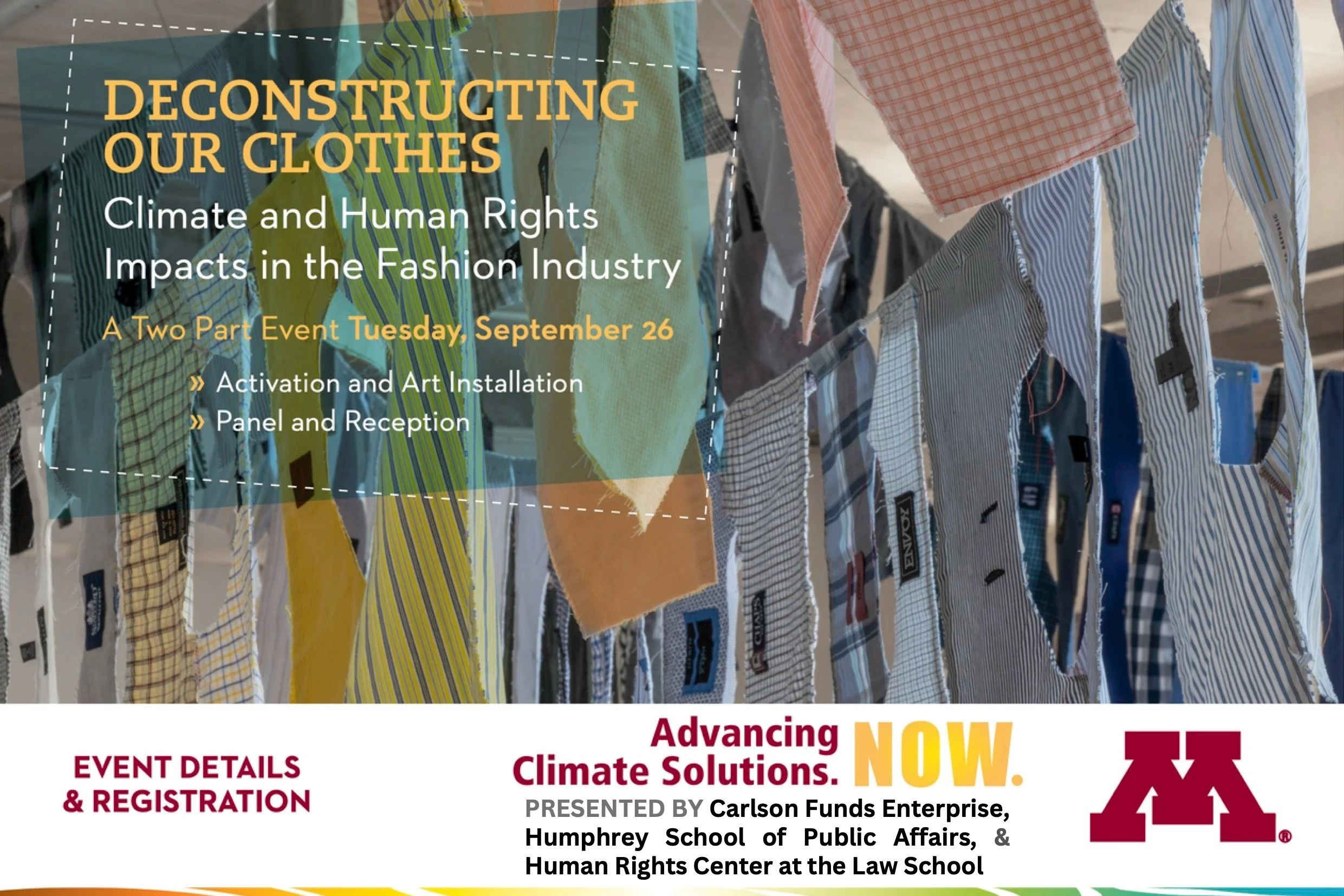 Deconstructing our Clothes: Climate & Human Rights Impacts in the Fashion Industry