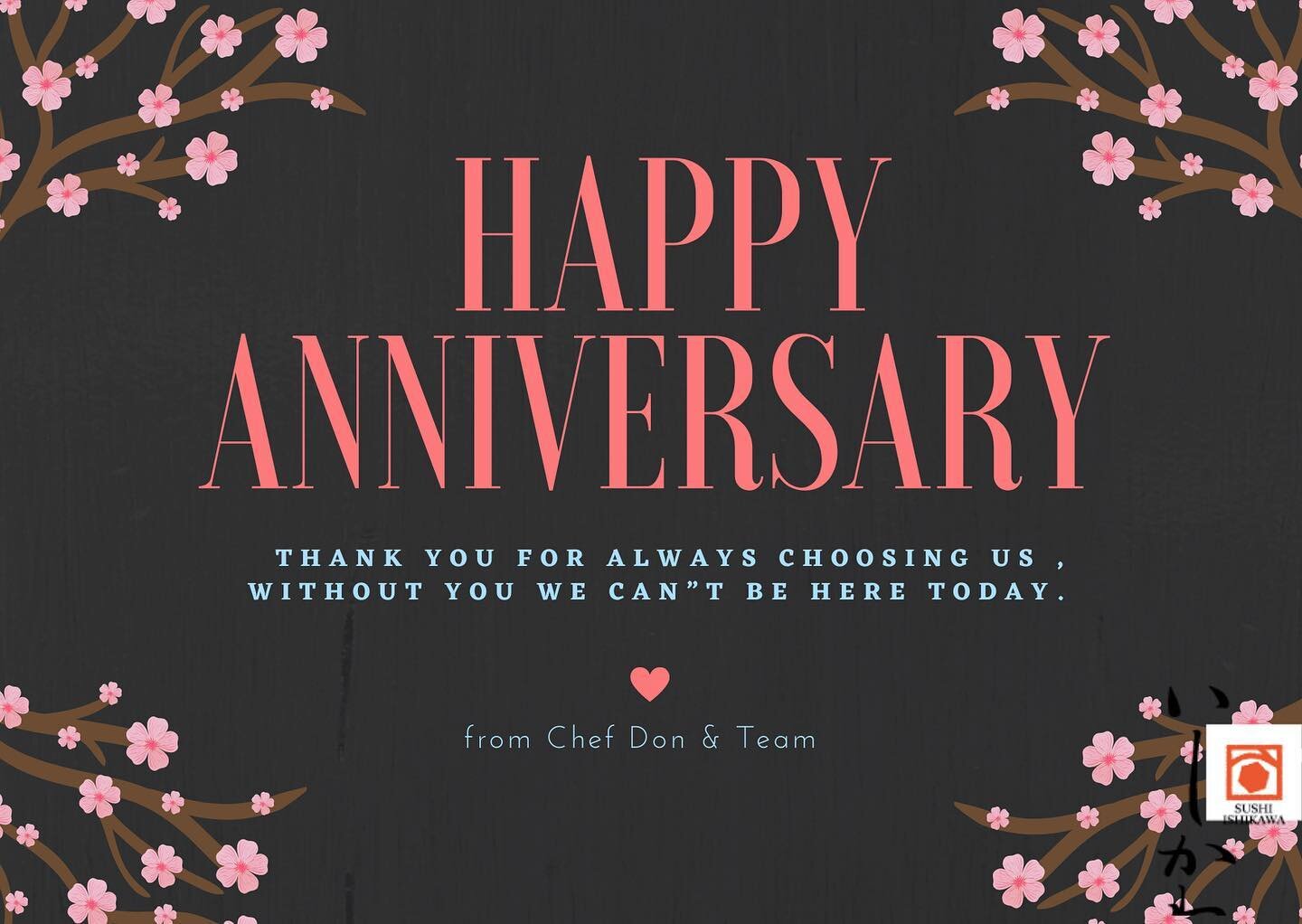❤️ Happy 4th anniversary 🎉🥳🍾

💓 To our lovely Team, thank you for sharing our love and passion. Your dedication continues to make us who we are.💓 

💗 To our dearest guests, we thank you for your love. We are grateful for your continued support 