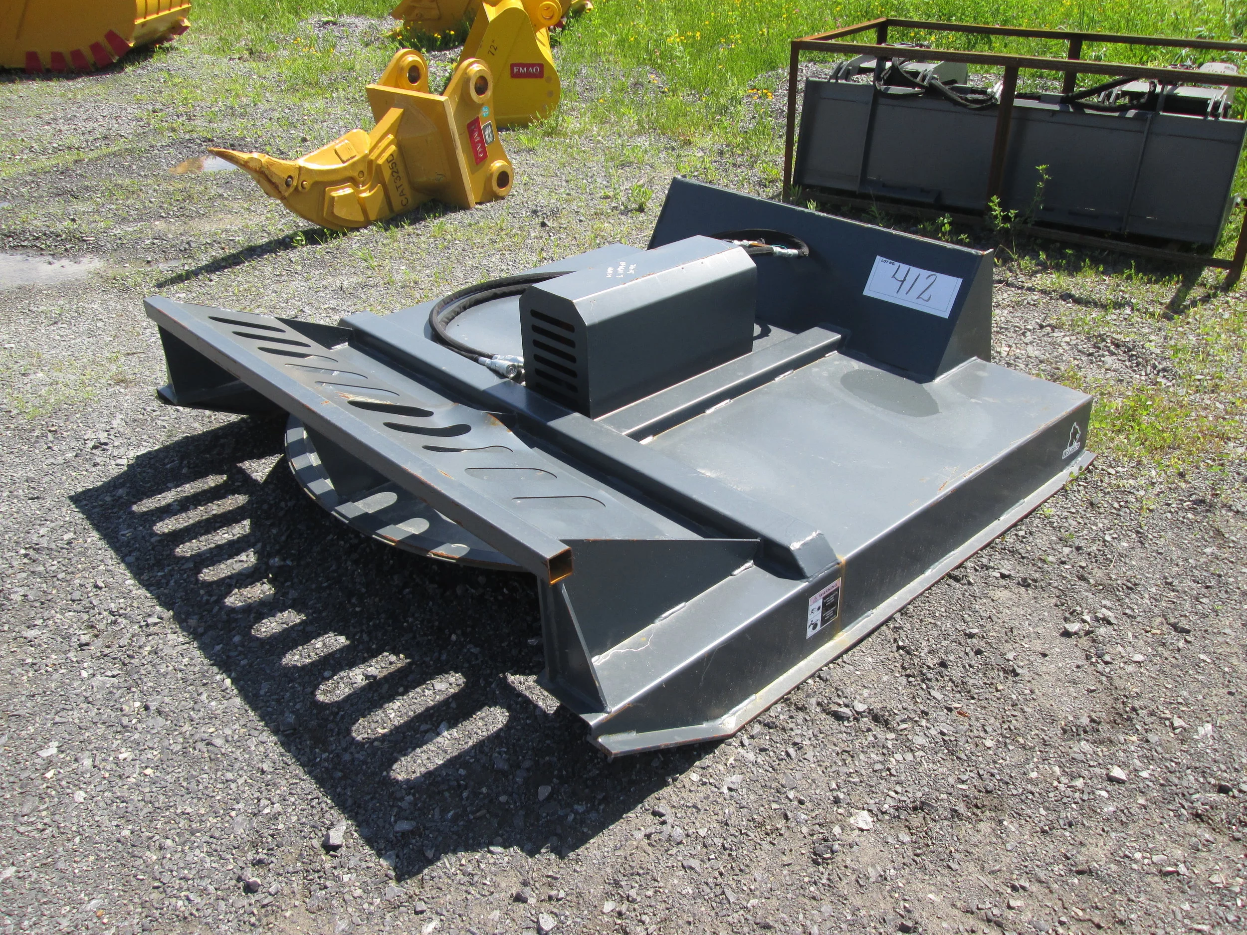 0412 72" NEW Wolverine Brush Cutter Skid Steer/ Compact Tractor Quick Couples — Carroll