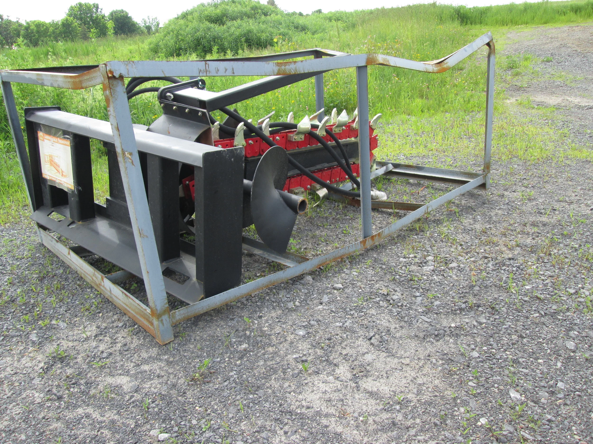 0442 NEW CE Hydraulic Trencher Skid Steer, Compact Tractor, Quick