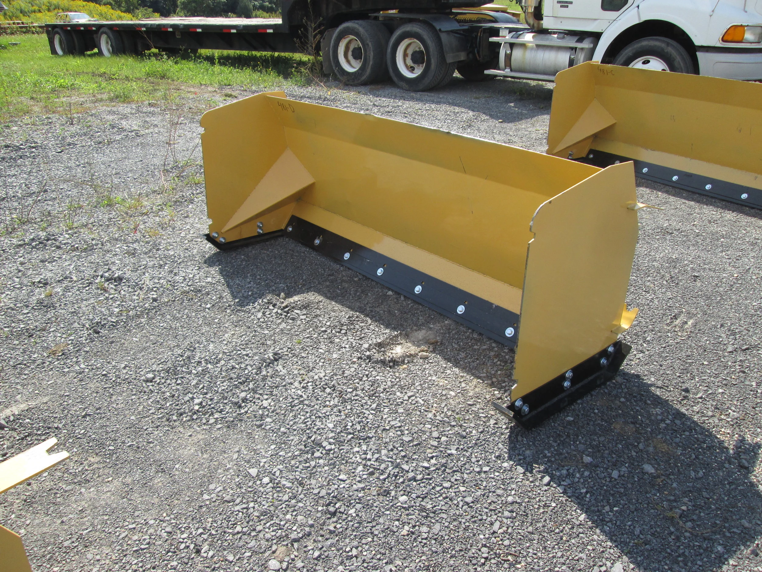Skid Steer Snow Push Blades — Carroll Equipment CNY'S Best Place For