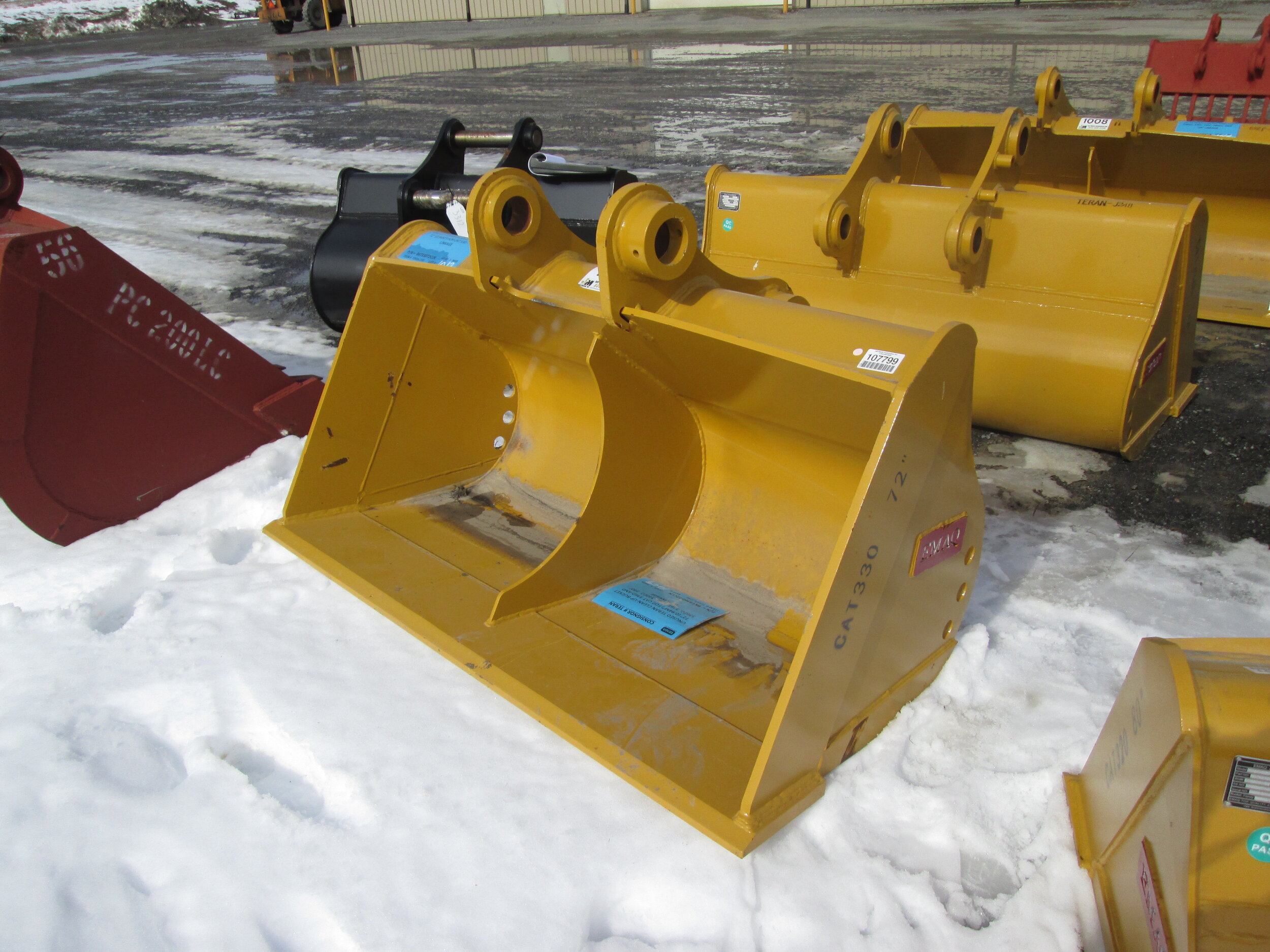#4654-New 72”  EMAQ Ditching Bucket CAT330, 330L, 330BL, 330CL. - REGULAR PRICE $5,248.95 CASH OR WIRE TRANSFER PRICE IS