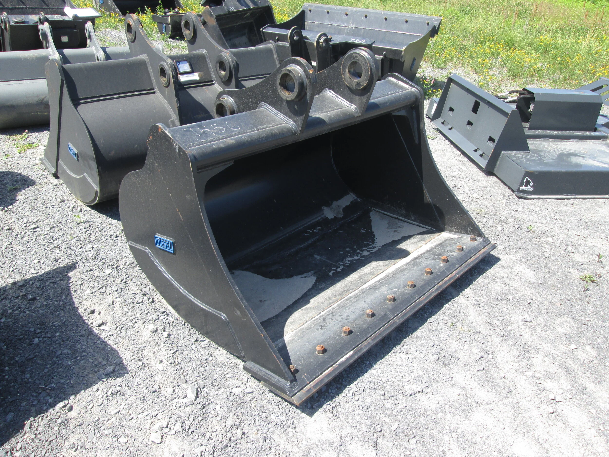 1456- NEW 60" Diesel Ditching Bucket Fits Komatsu PC200, Kobelco SK200 CAT320-323 Hitachi John Deere 150-200 - REGULAR PRICE $4,723.95 CASH OR WIRE TRANSFER PRICE IS