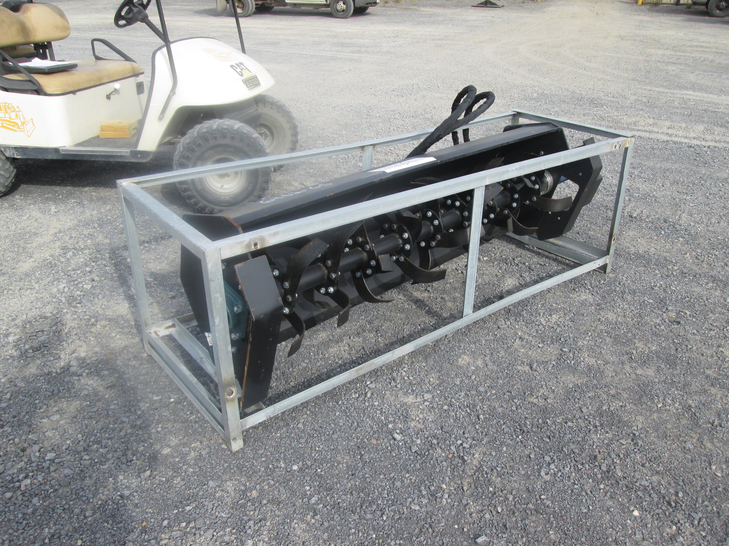 #470 - CE Hydraulic Rototiller Skid Steer/ Compact Tractor Quick Couples  - REGULAR PRICE $1,783.95 CASH OR WIRE TRANSFER PRICE IS