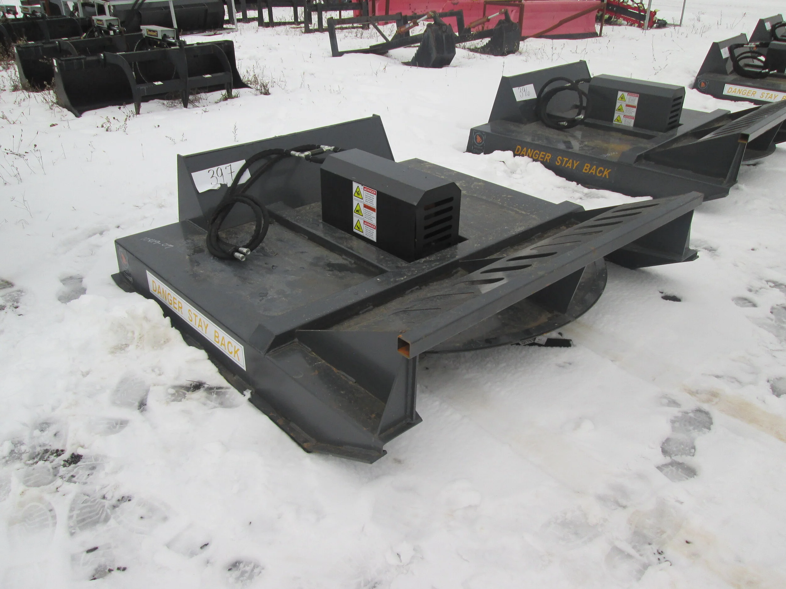 397 72" New Wolverine Brush Hog Skid Steer/ Compact Tractor Quick