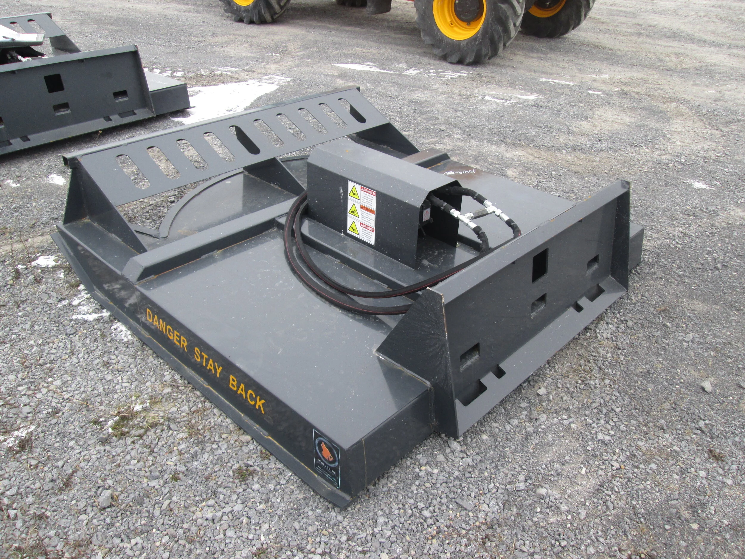 394 72" Wolverine Brush Hog for Skid Steer/ Compact Tractor Quick