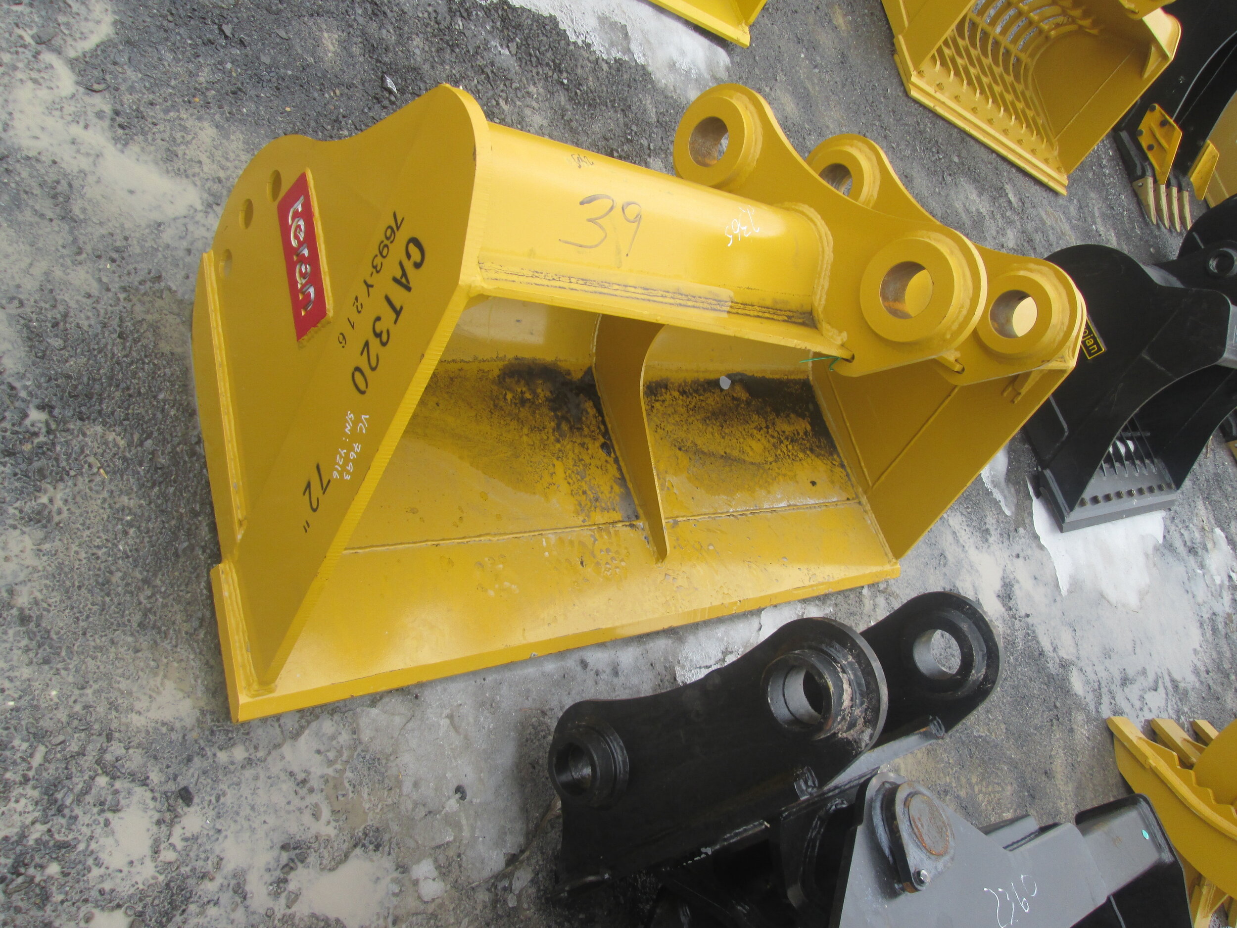 #4364- NEW 72" EMAQ Ditching Bucket CAT 320-323 Hitachi John Deere 150-200 - REGULAR PRICE $5,248.95 CASH OR WIRE TRANSFER PRICE IS