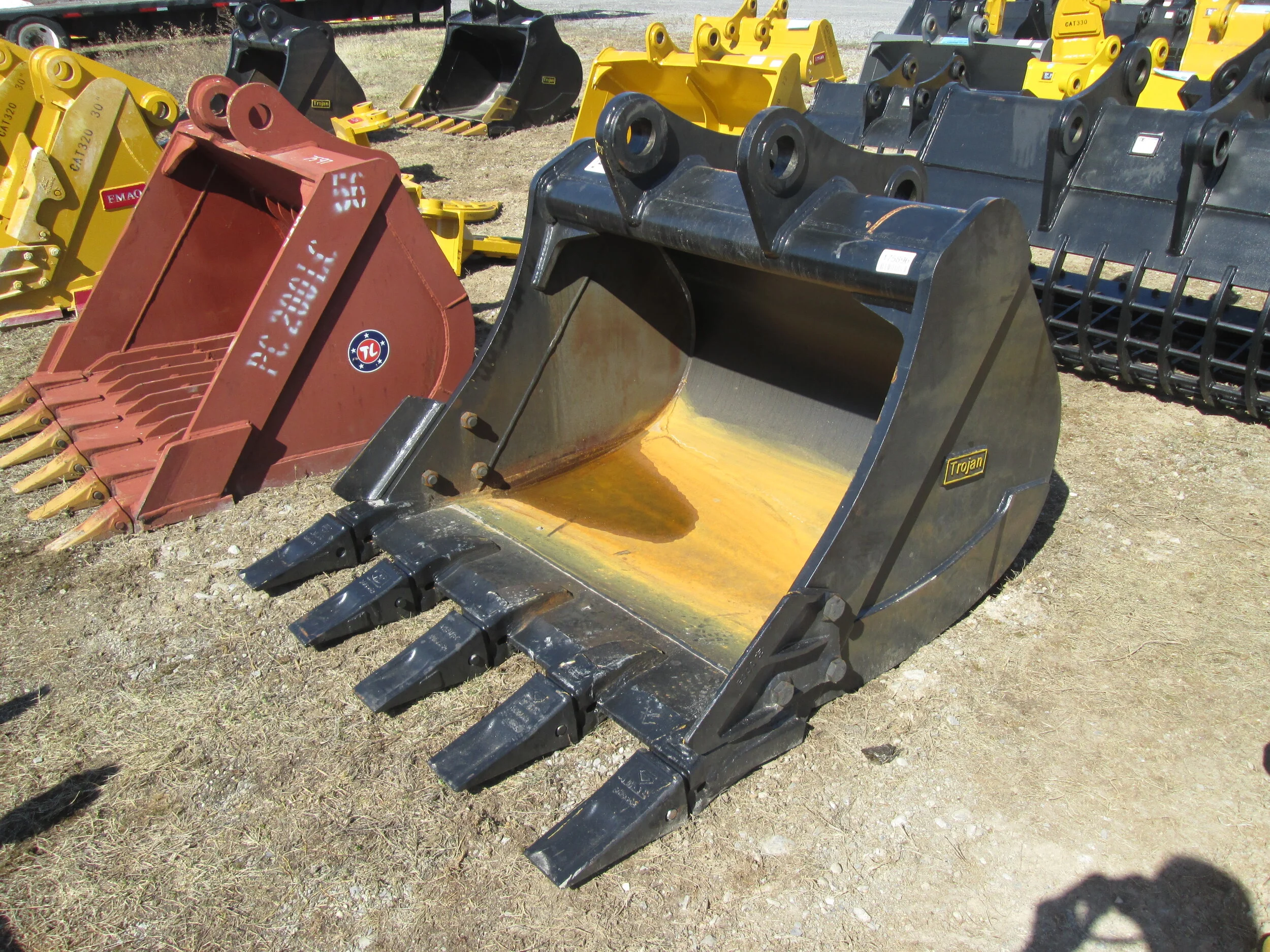 #2478- 54" New DE/Trojan Tooth Bucket Hitachi  EX220, Komatsu PC300, John Deere JD220  - REGULAR PRICE $6,823.95 CASH OR WIRE TRANSFER PRICE IS