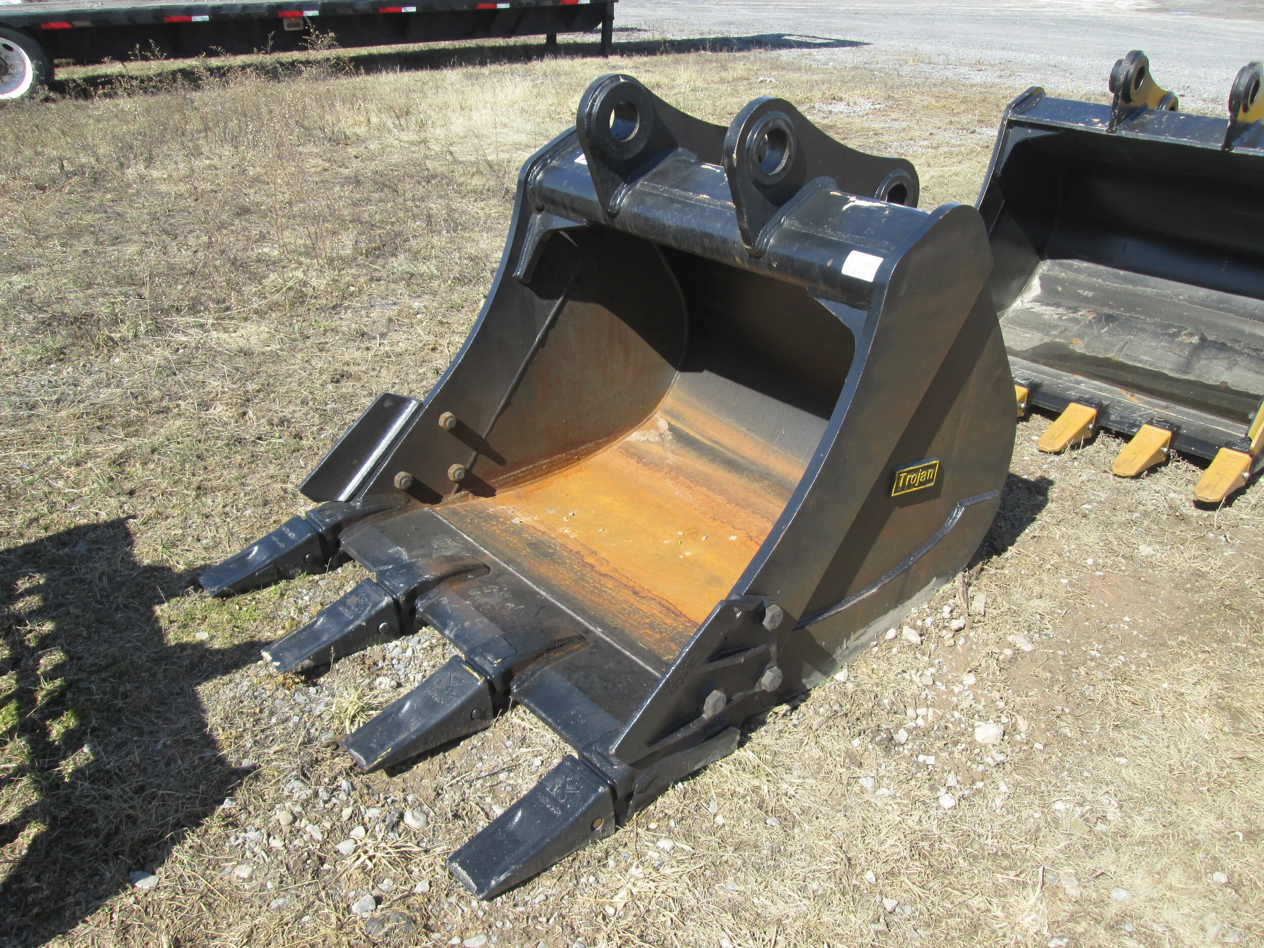 #2477- New 48" DE/Trojan Tooth Bucket  Hitachi EX220, Komatsu PC300, John Deere JD220   - REGULAR PRICE $5,773.95 CASH OR WIRE TRANSFER PRICE IS