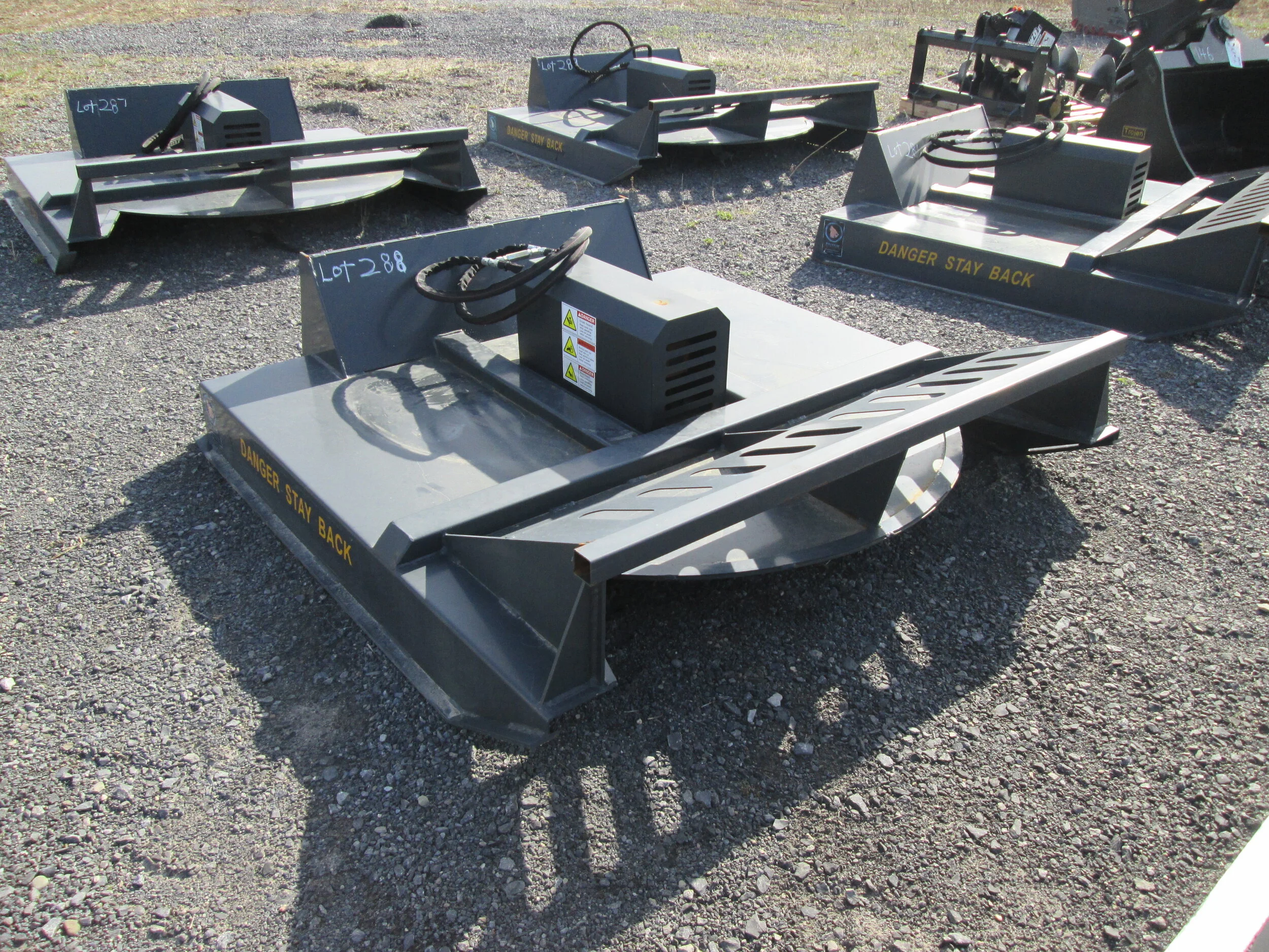 #288 NEW 72" Wolverine Brush Hog for Skid Steer/ Compact Tractor  - REGULAR PRICE $3,673.95 CASH OR WIRE TRANSFER PRICE IS