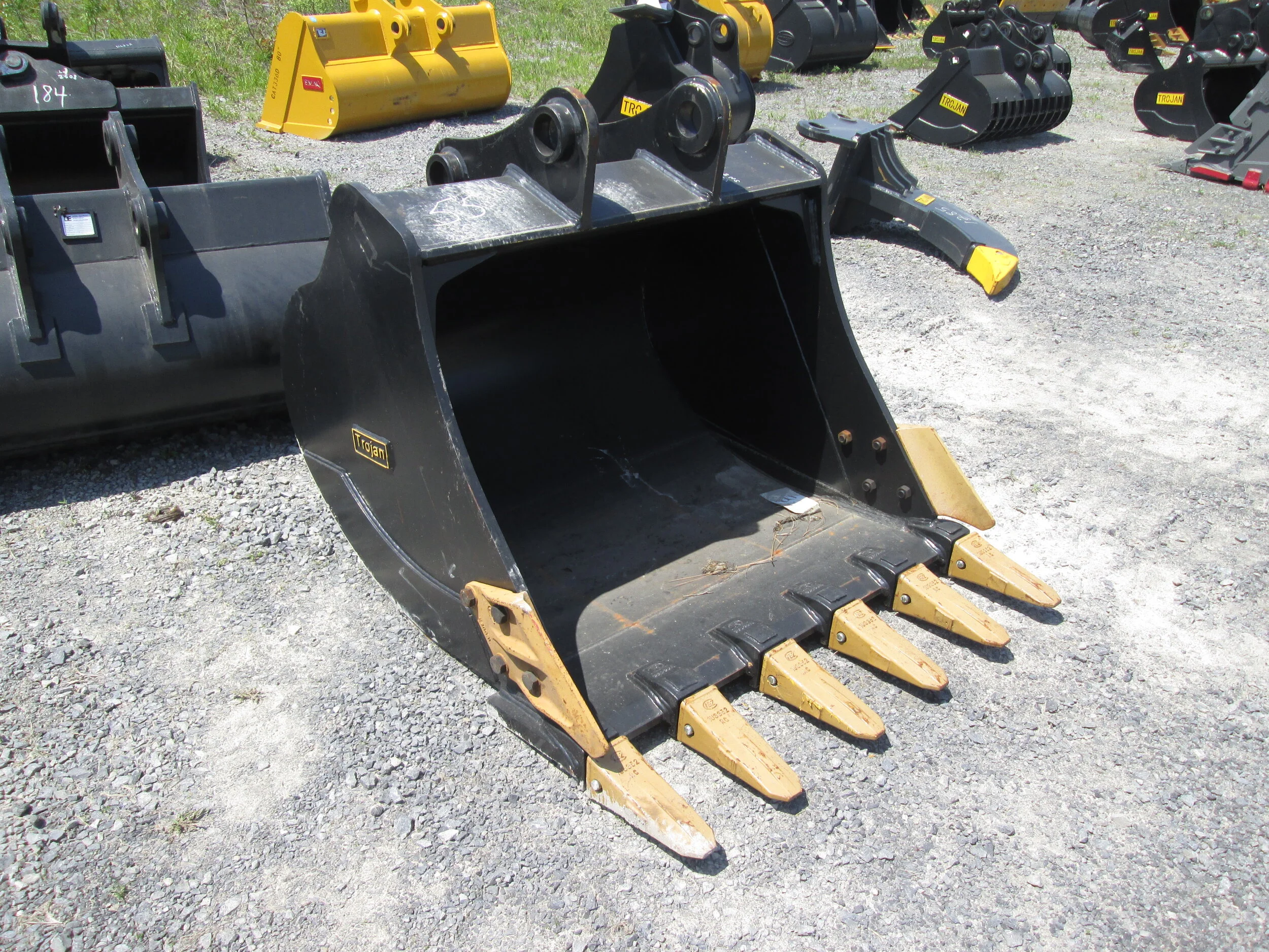 #1371-  54" NEW DE/Trojan Tooth Bucket CAT320, Komatsu PC200, Kobelco SK200  - REGULAR PRICE $6,298.95 CASH OR WIRE TRANSFER PRICE IS