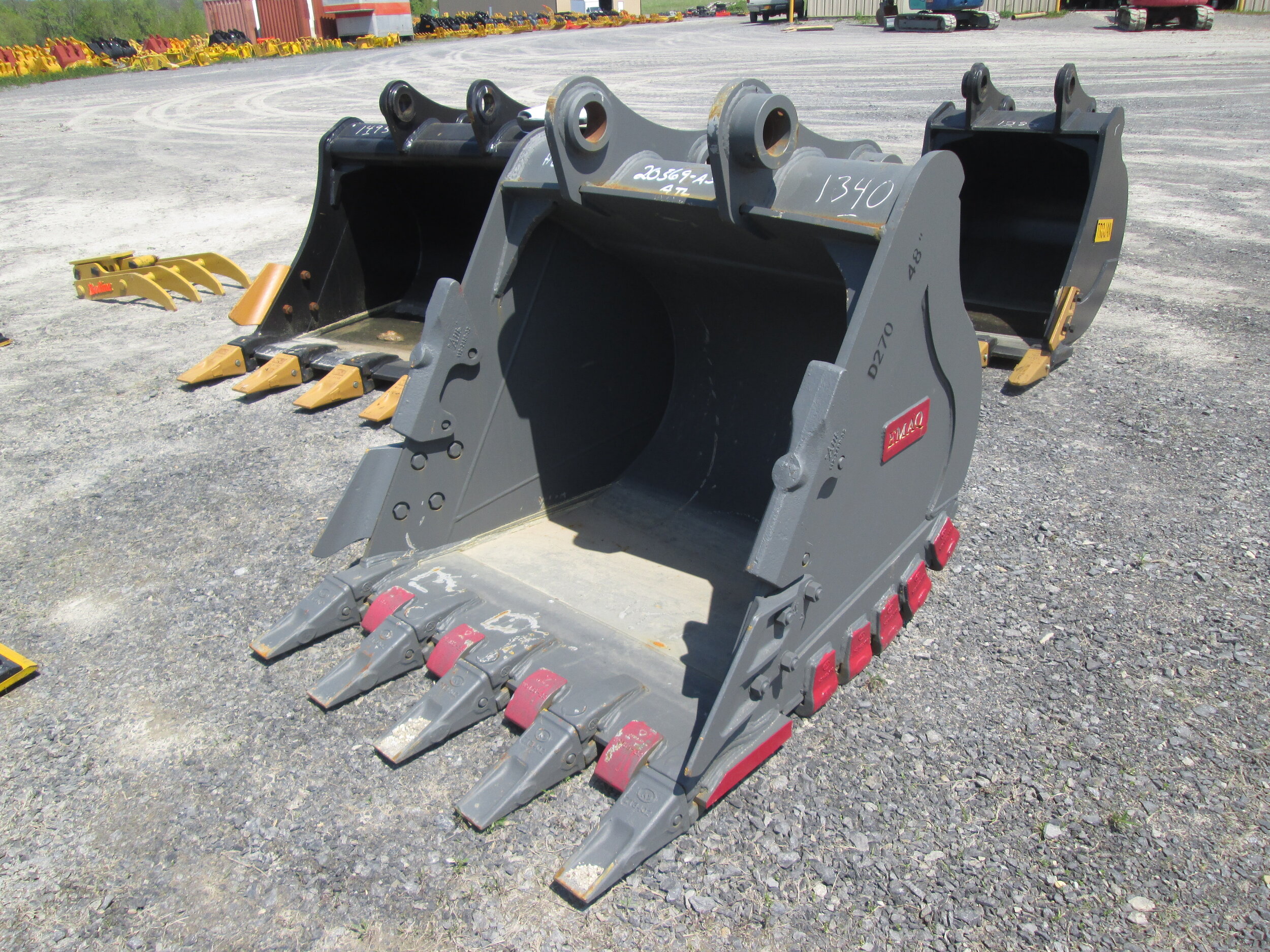 #1706- New 48" EMAQ/HD Tooth Bucket Hitachi EX220, Komatsu PC300, John Deere JD220   - REGULAR PRICE $7873.95 CASH OR WIRE TRANSFER PRICE IS