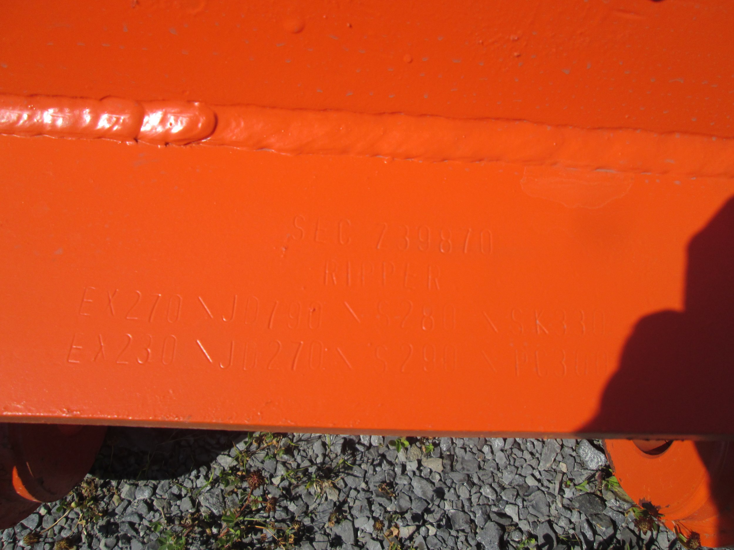 #9870 - New SEC Ripper Hitachi EX270, Komatsu PC300-3-6, John Deere ...