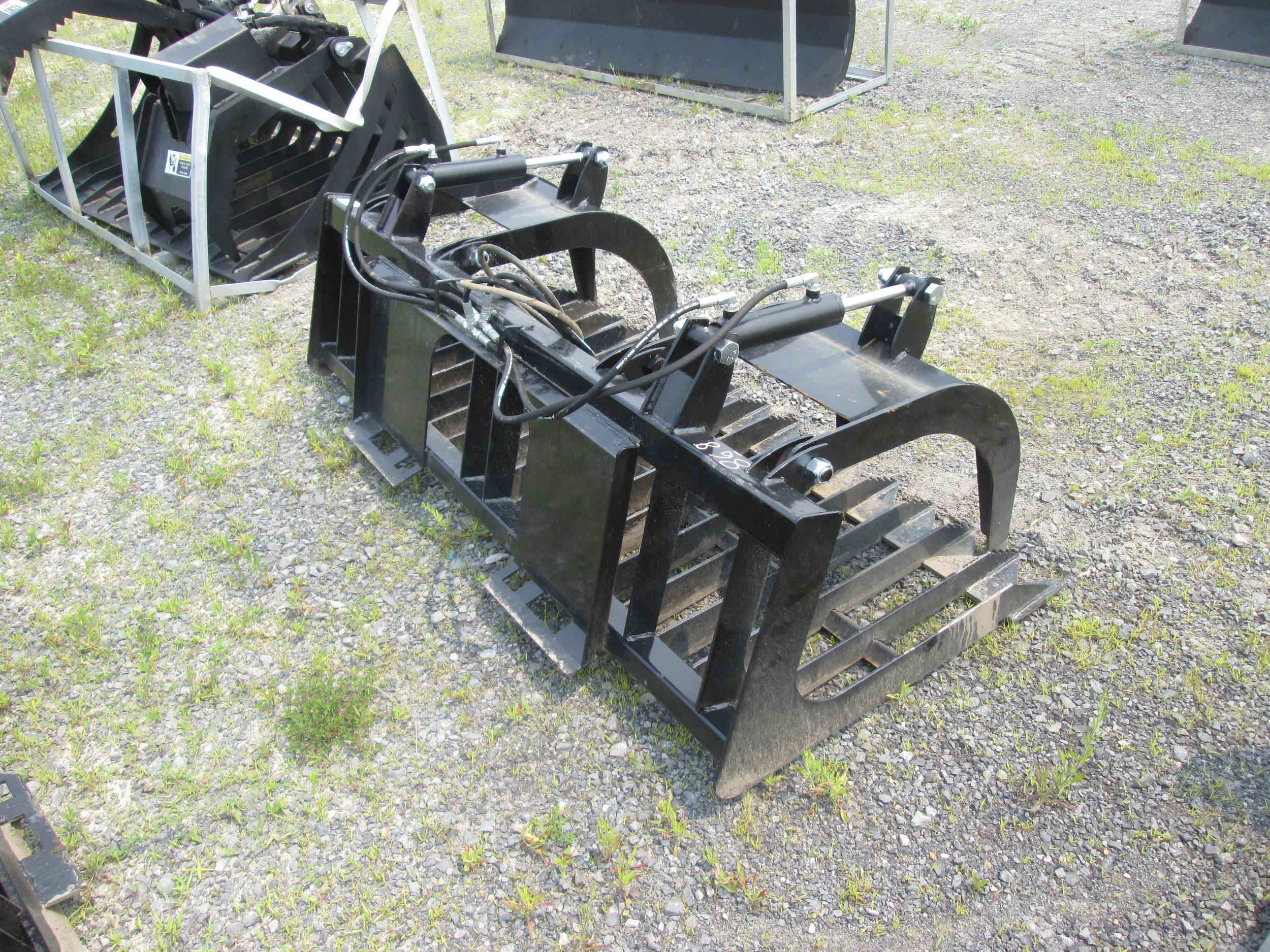 868 75" NEW CE Double Cylinder Root Grapple for Skid