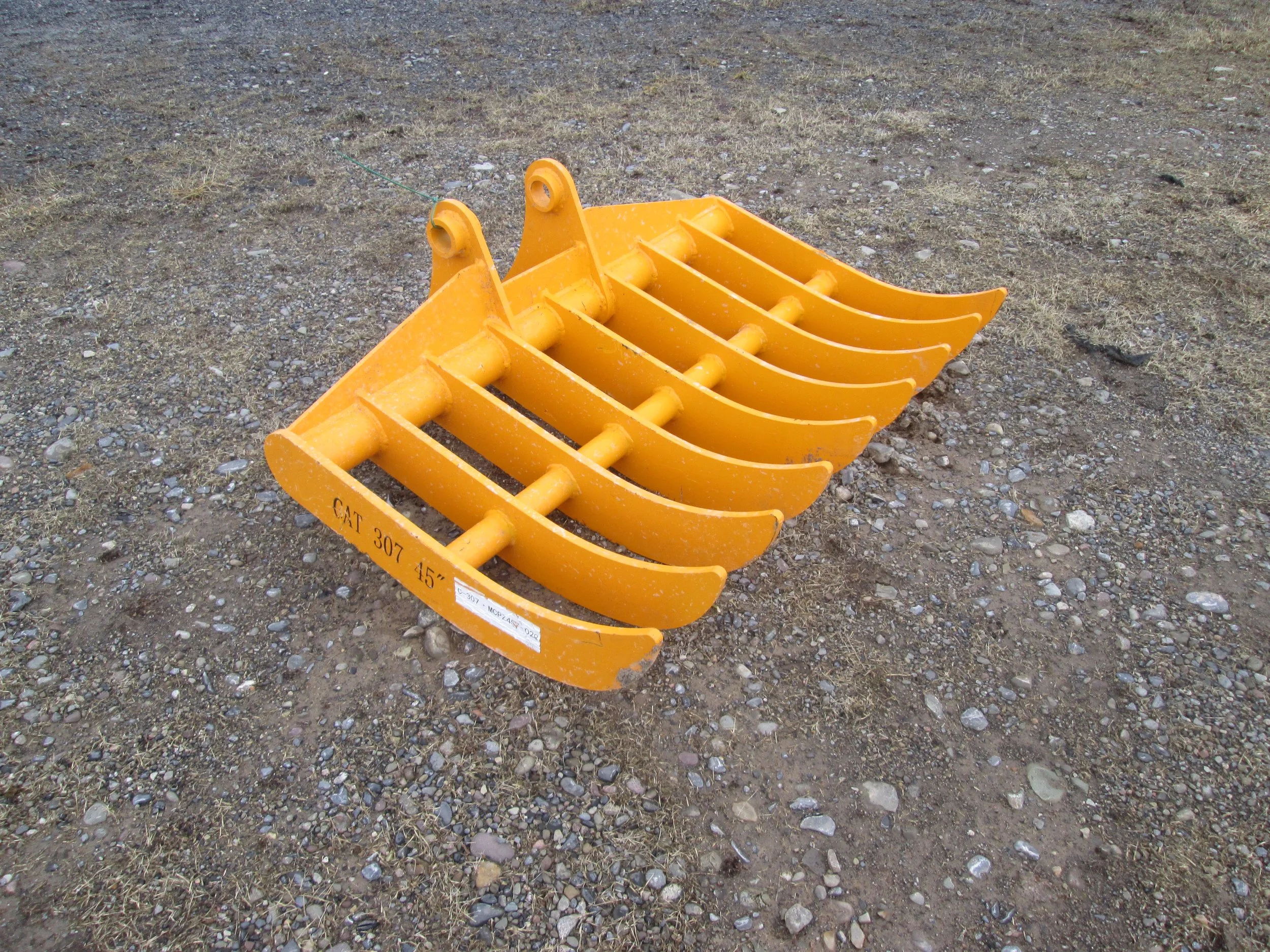 #5028- New 45" GIYI Root Rake for Cat 306, 307, 308 - REGULAR PRICE $3,118.96 CASH OR WIRE TRANSFER PRICE IS